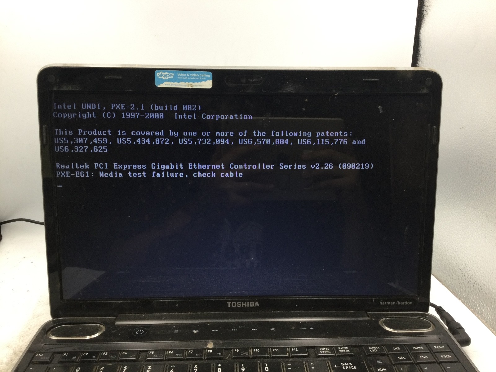 TOSHIBA SATELLITE A505 S6965 – FOR PARTS – INTEL CENTRINO – 1GB RAM -15″-READ-BB