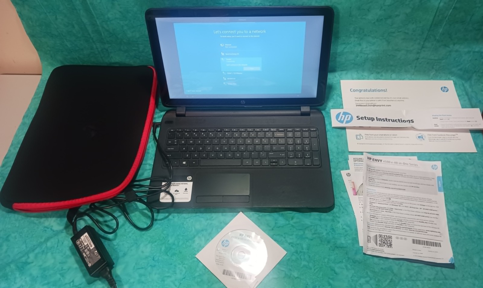 HP Envy E All In One Series Touch Screen Laptop Computer / 15 Inch Screen
