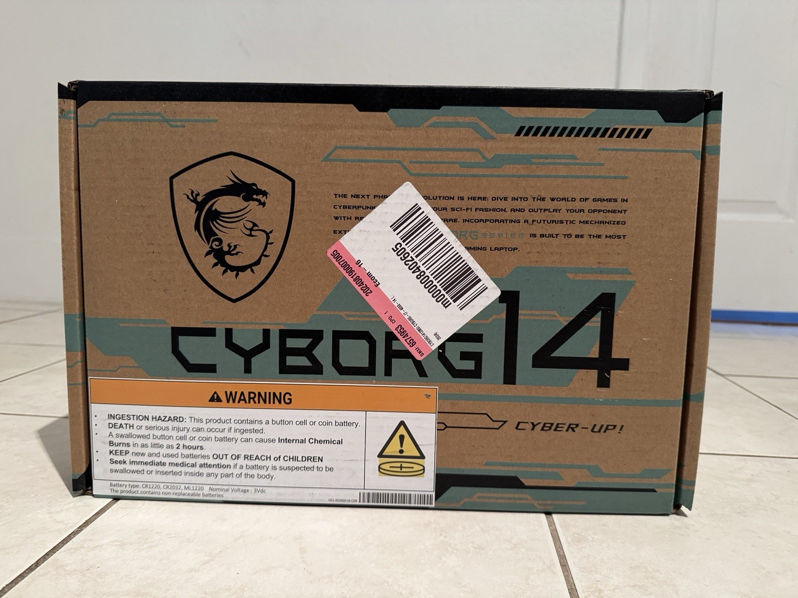 MSI Cyborg 14 A13VF-018US 14″ Gaming Laptop i7-13620H 16GB RTX 4060 512GB Win11
