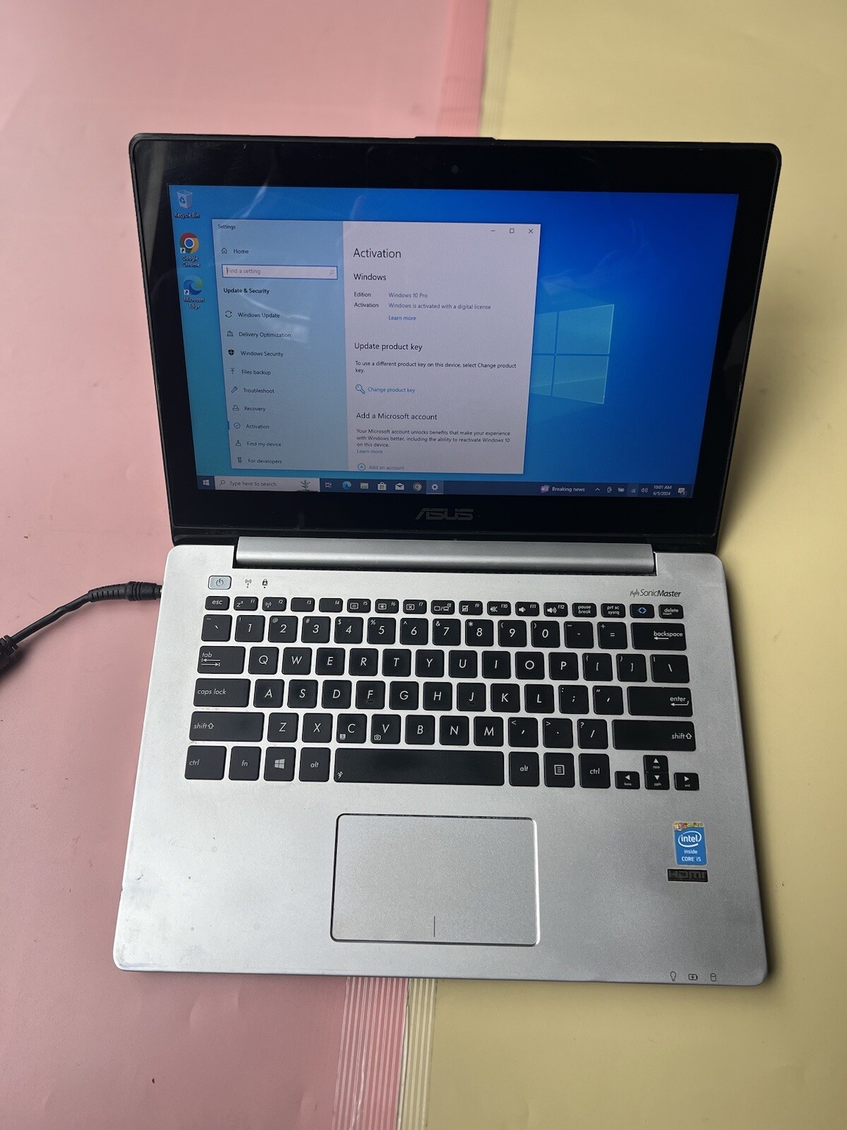 ASUS Q301L Intel Core i5-4200U 4GB RAM 500GB HDD wifi WEBCAM HDMI TOUCHSCREEN