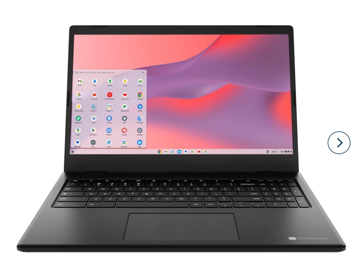 Gateway Chromebook, 15.6″ HD, Intel Pentium N6000 Notebook, 4GB RAM, 128GB, New