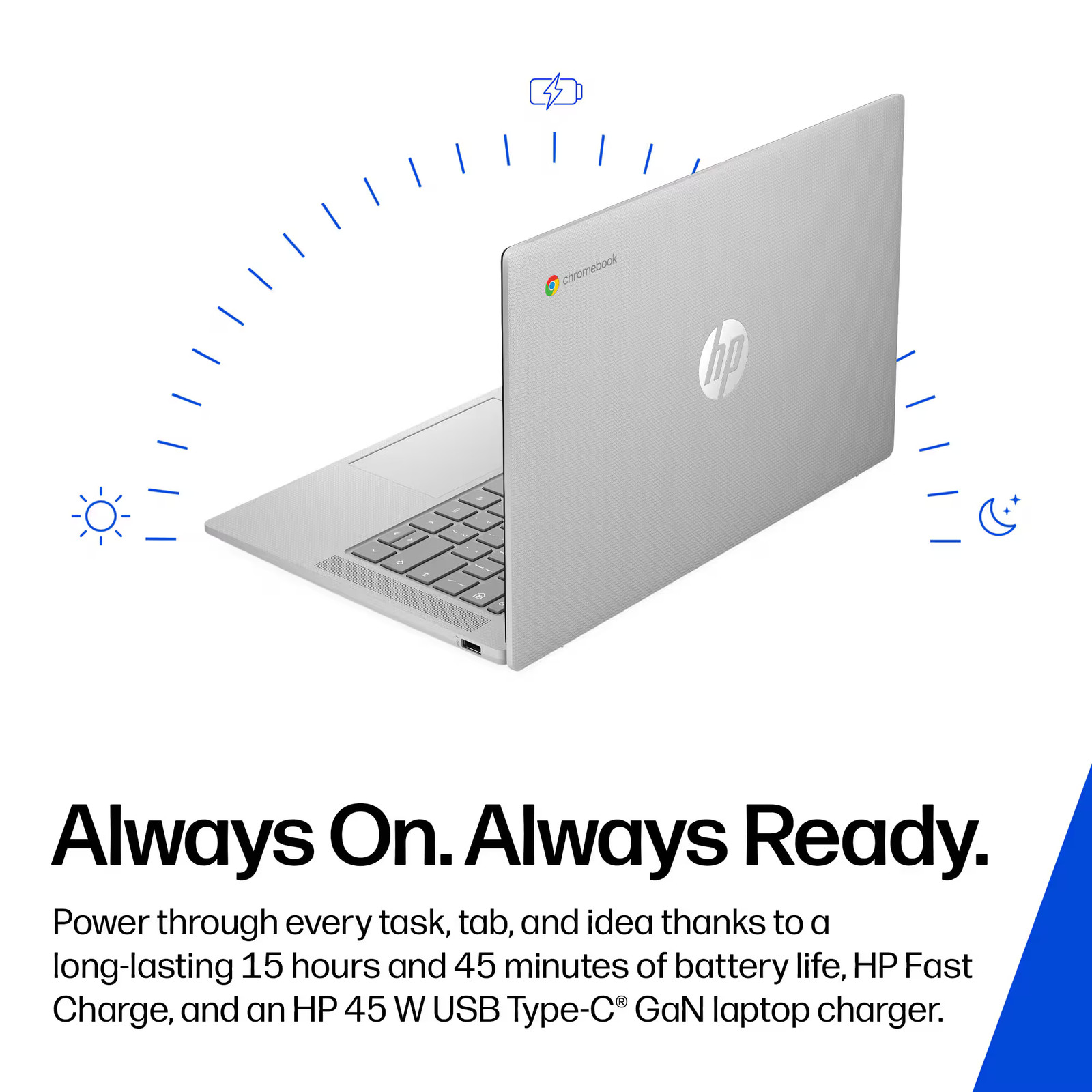 HP – 14″ Chromebook – MediaTek Kompanio 540 – 4GB Memory – 64GB eMMC – Modern…