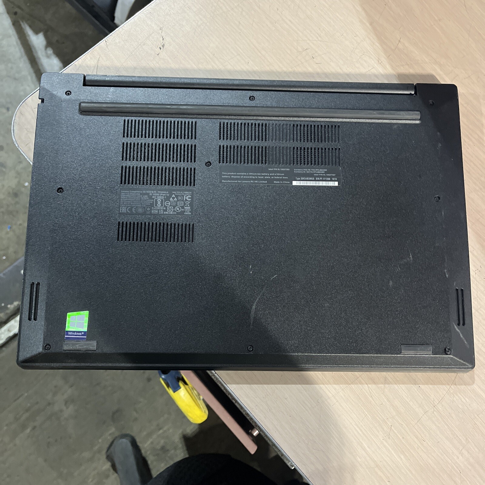 THINKPAD LENOVO E580 INTEL CORE I5-7200U 8GB RAM NO HD