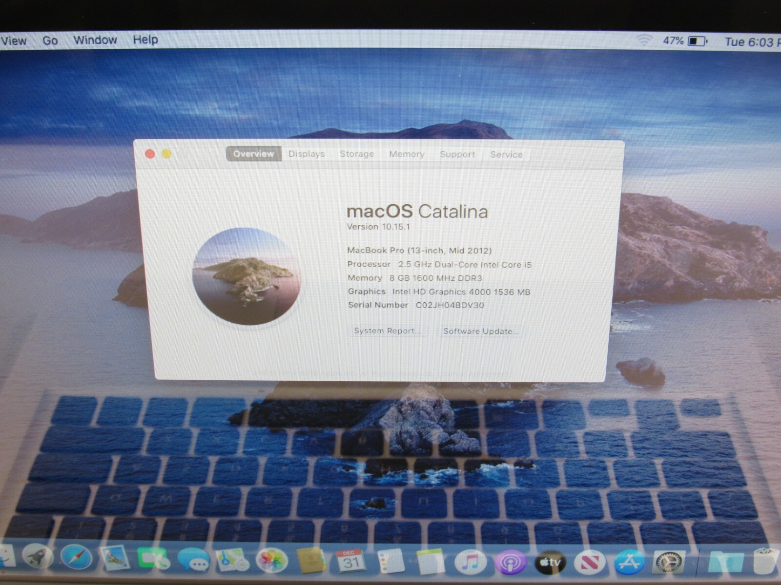 Apple MacBook Pro 13″ A1278 (Mid 2012) – Core i5 2.5GHz, 8GB RAM, 256GB SSD