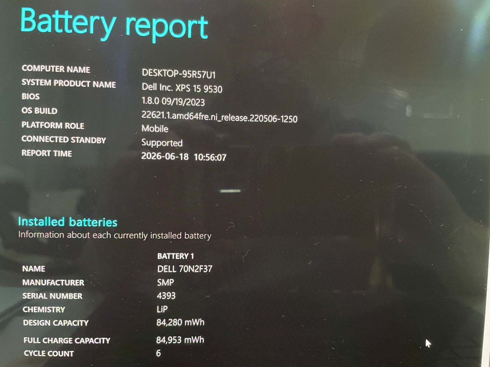Dell XPS 15 9530 3.5K OLED Touch i7-13700H 32GB 1TB SSD RTX 4050 – 100% Battery