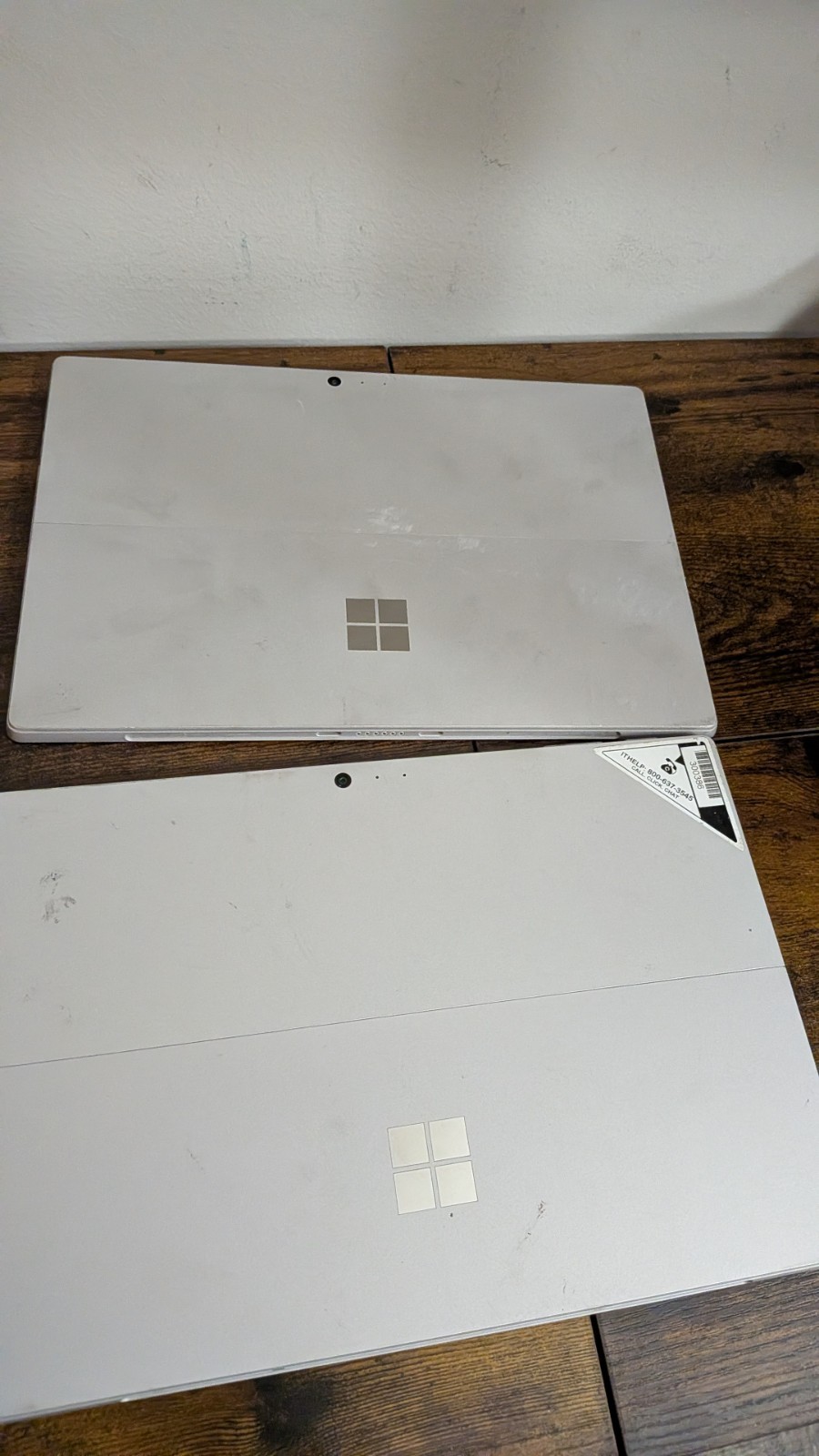 Broken Microsoft Surface Pro 5 1796 8GB RAM 256GB SSD Screen Crack Lot Of 2!
