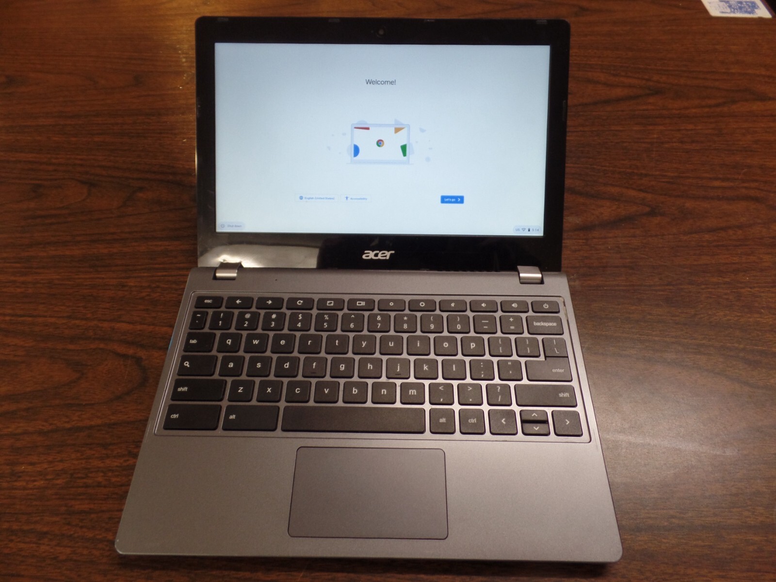 Acer Chromebook C740-C4PE – Dual 1.5Ghz, 4GB DDR3L, 16GB SSD, Grade B Condition.