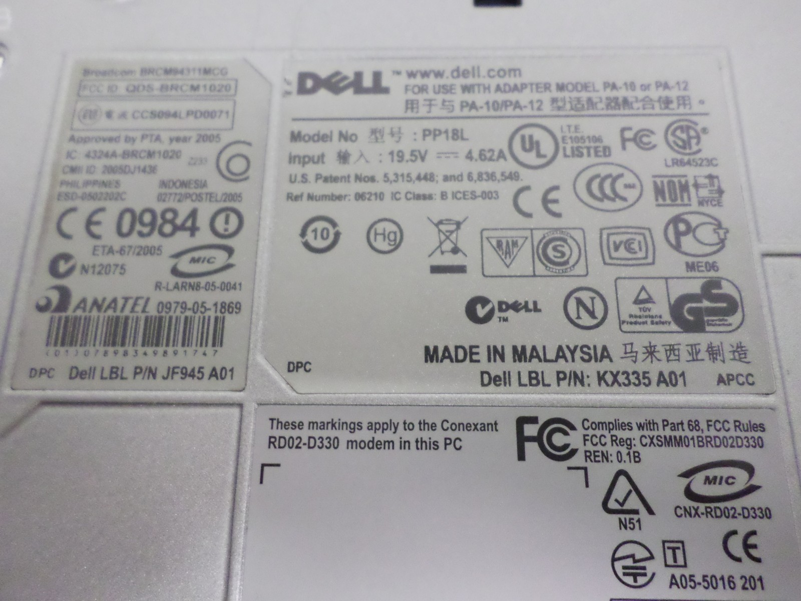 Dell Latitude D630 Core 2 Duo No Ram Does Not Boot- FT