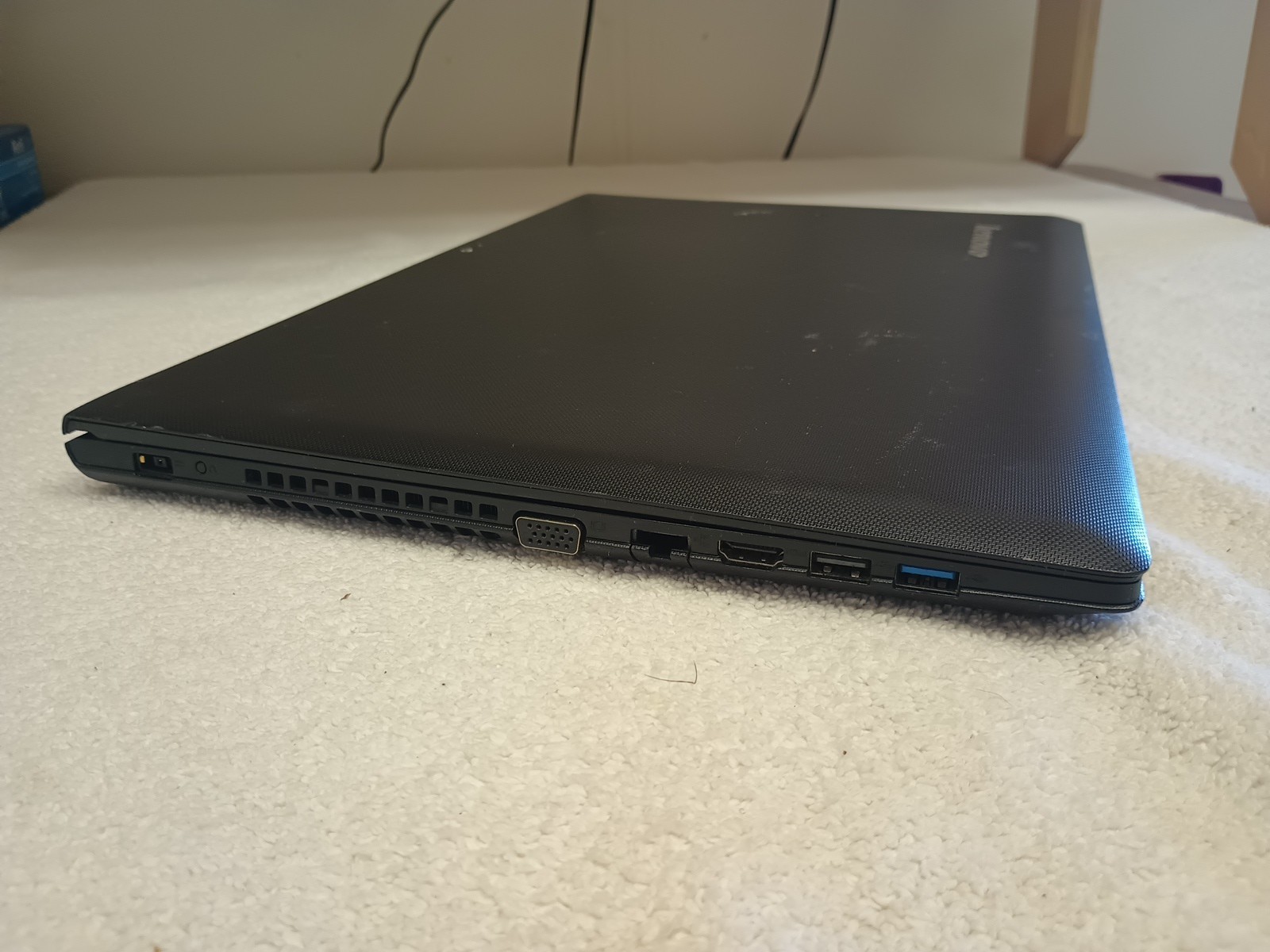 Lenovo G50-45 15″ Laptop AMD A8 4Gb Ram/No HD/Power Black Screen