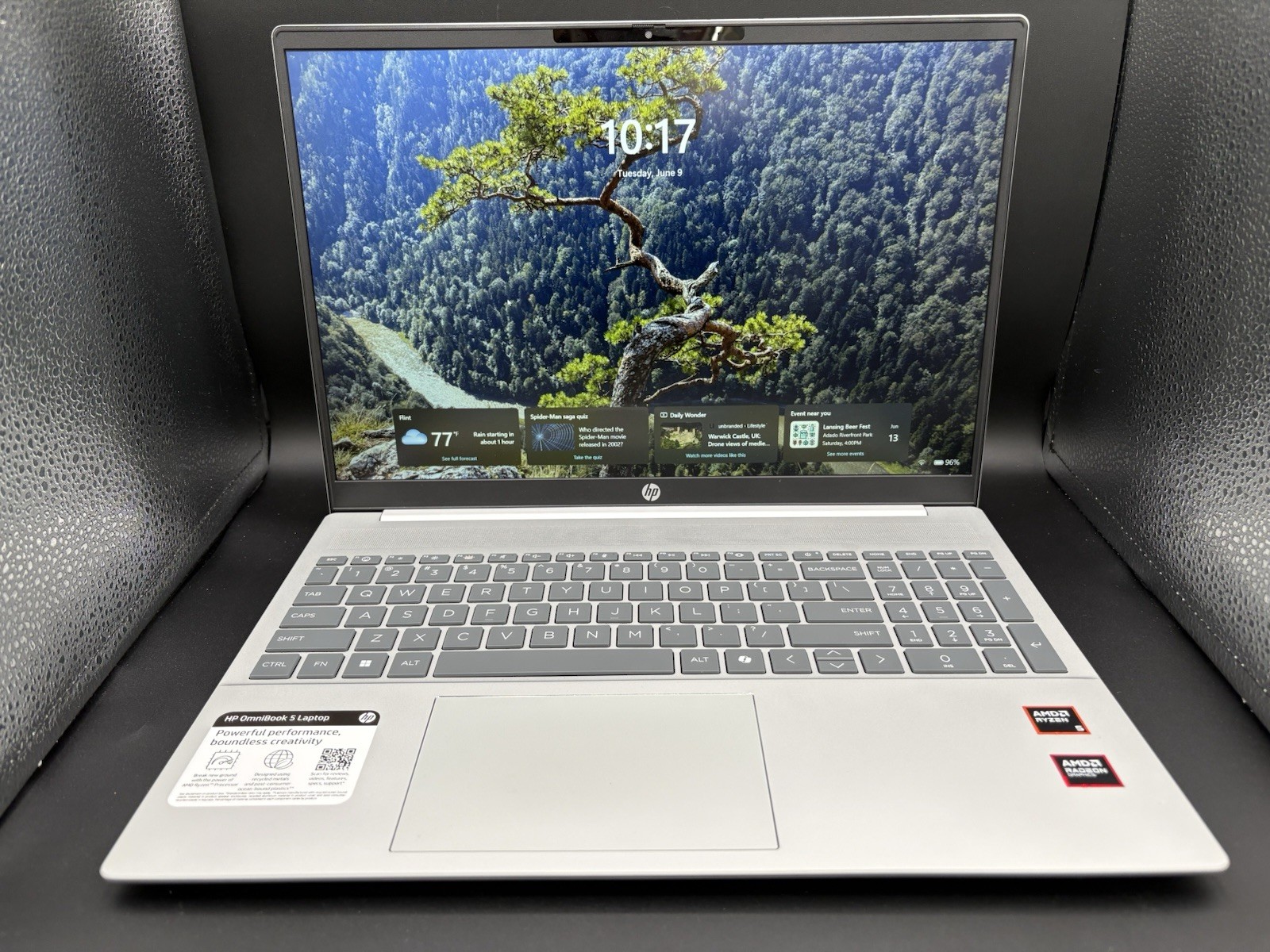 HP Omnibook 5 16 inch Windows Laptop AMD Ryzen 5-8540U AI PC 8GB RAM 512GB SSD