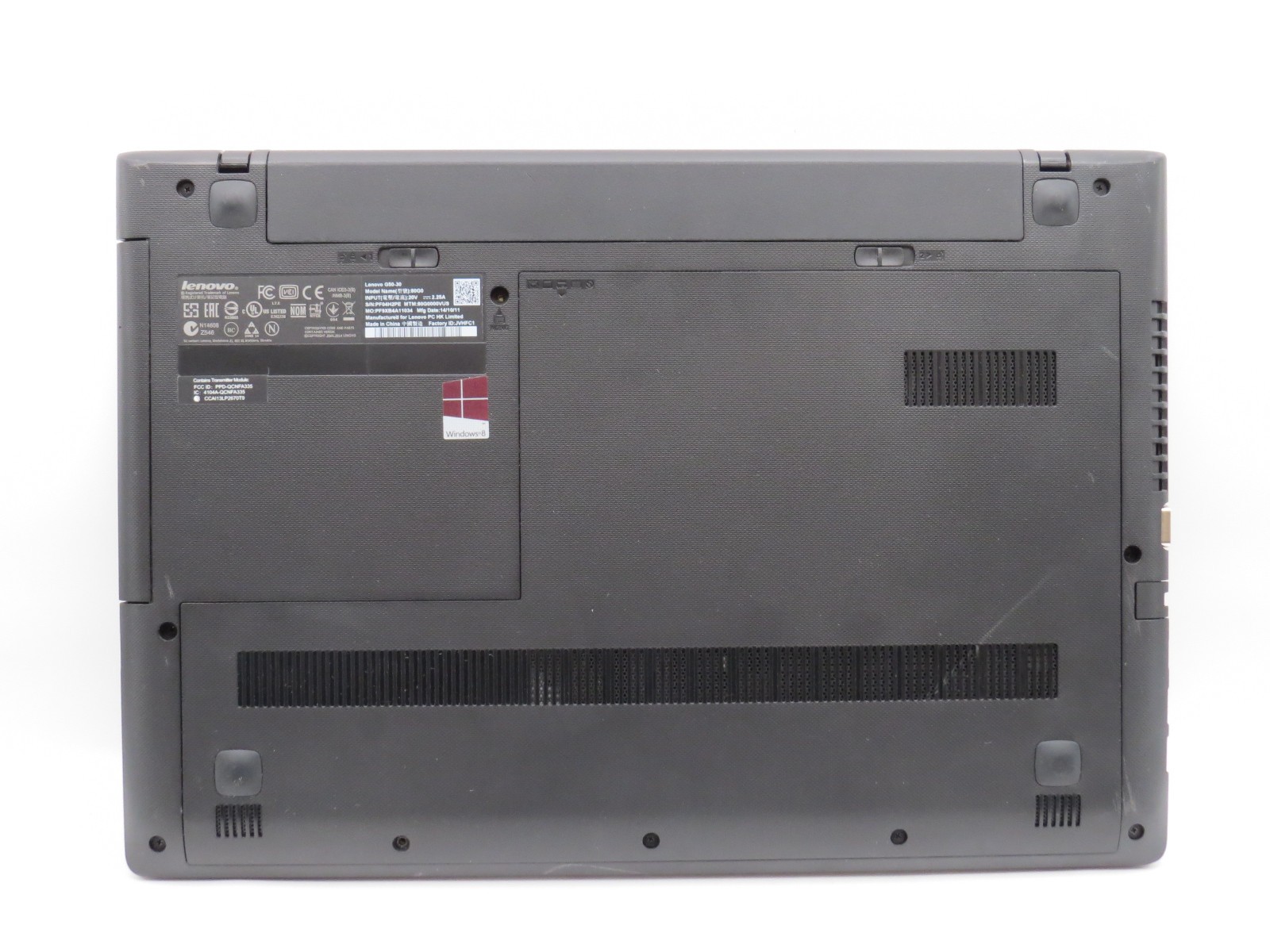 Lenovo G50 | N3530 @ 2.16GHz | 8GB DDR3 | 256GB SSD | 15.6″ | No OS