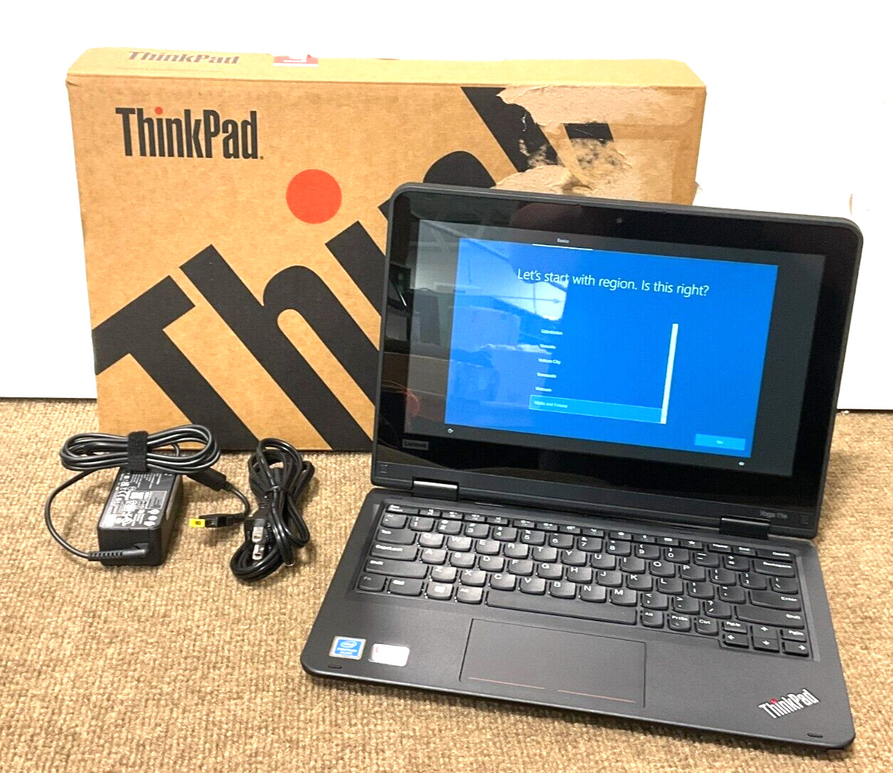 Lenovo ThinkPad Yoga 11e N5030 8GB 128GB BT4 WiFiAC 11.6T W10P 20FMS3C300 ✅❤️