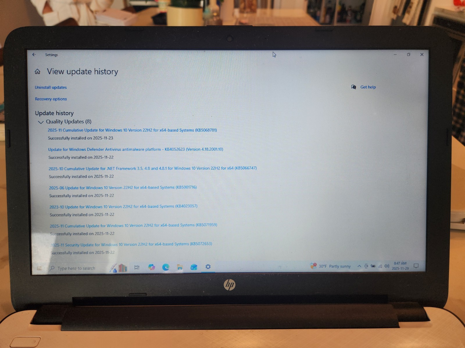 15.5″ HP Notebook 15-r254tu Intel Pentium N3700 1.60GHz 4GB DDR3 932 GB Win10Pro