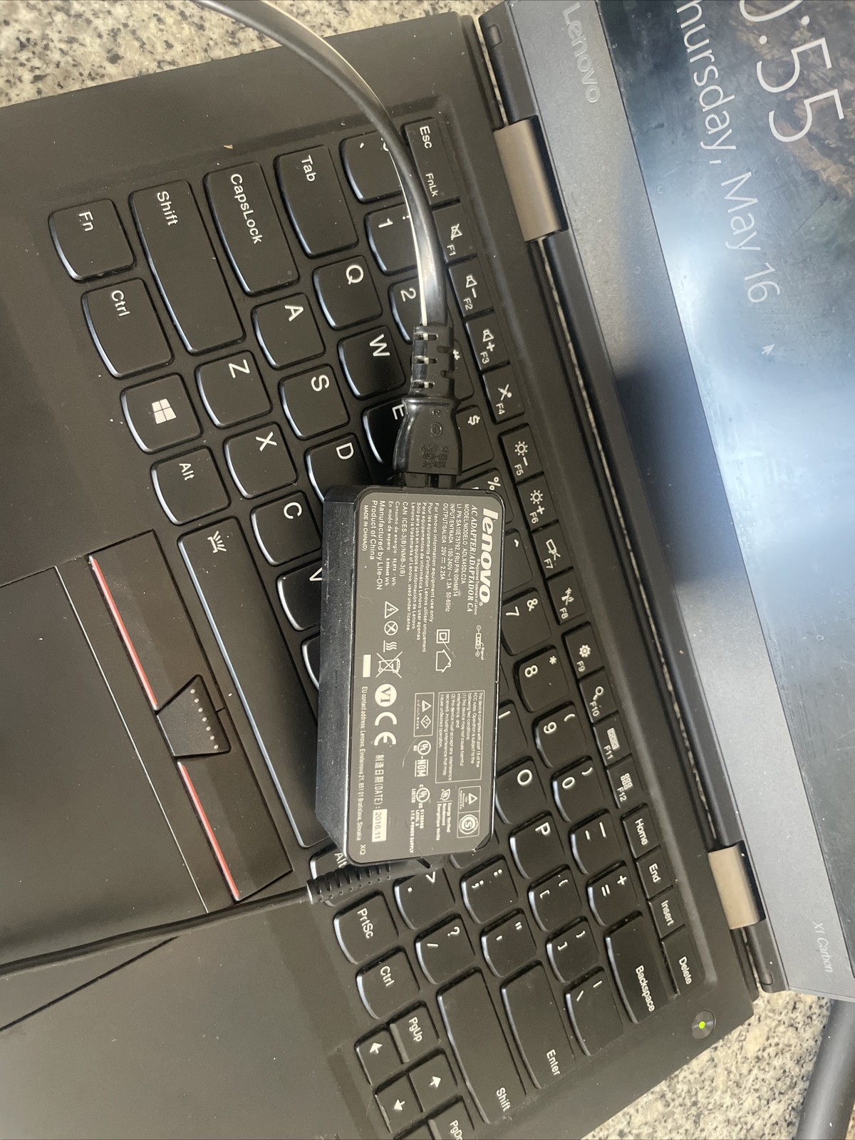 LenovoX1 Carbon Laptop i5 6200U 2.30GHZ 14″ FHD 8GB RAM 256GB NVMe Windows 10Pro