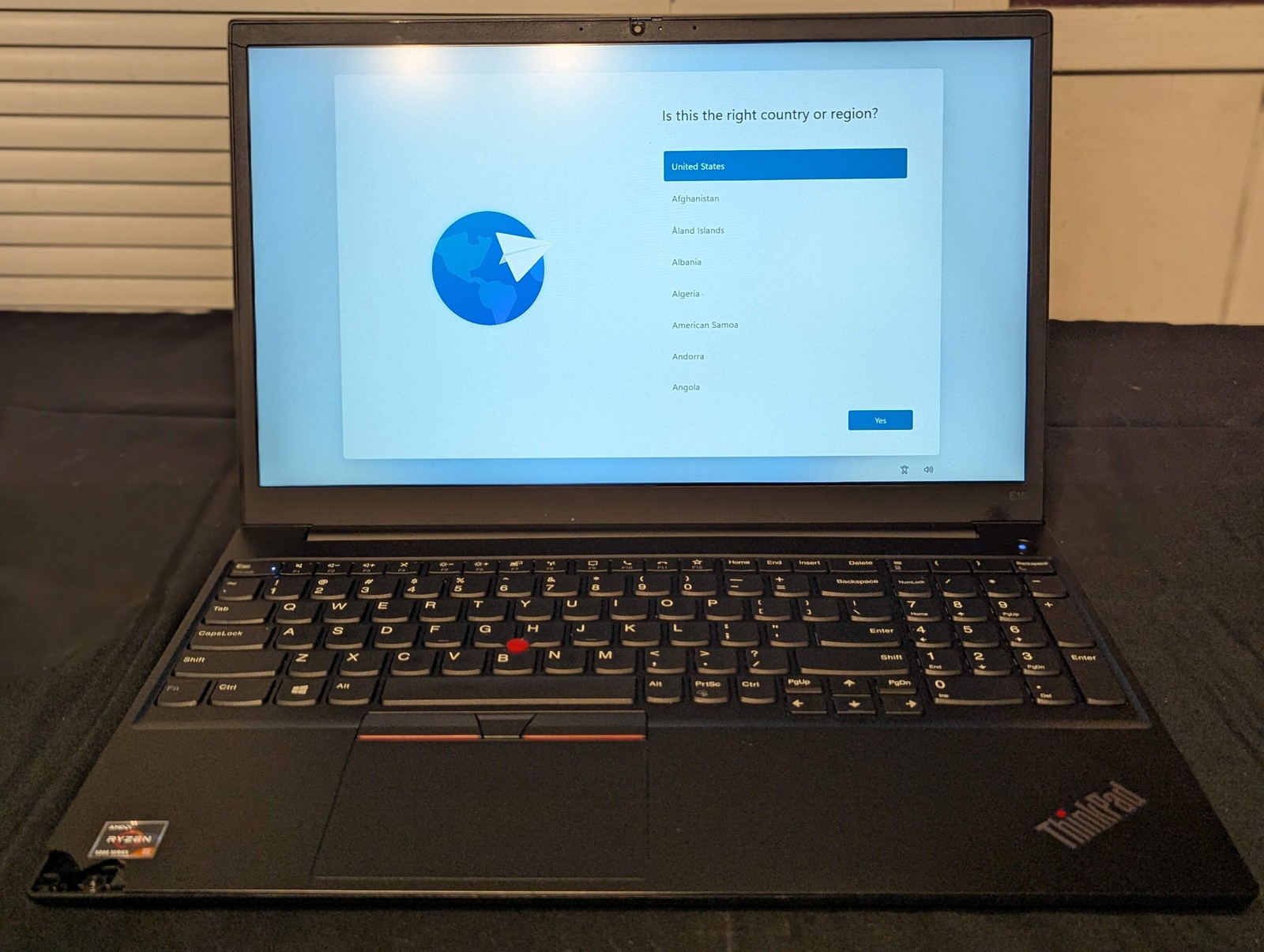 Lenovo Laptop – ThinkPad E15 Gen 3 – R5 5500U 24GB 240GB NVMe 15.3 FHD W11P
