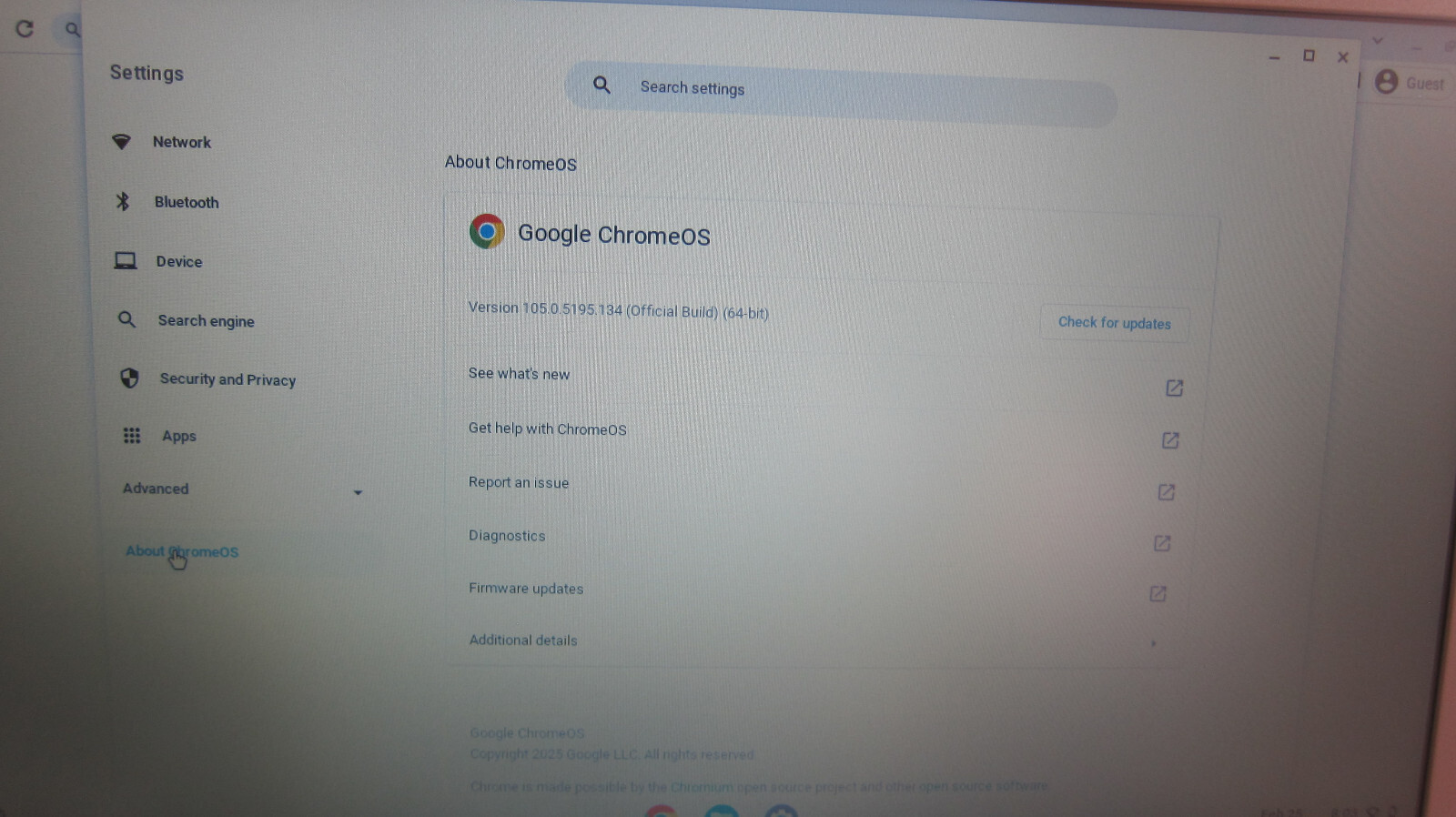 Samsung Chromebook XE310XBA – 1.1GHz Intel W/ CHARGER – FREE SHIPPING