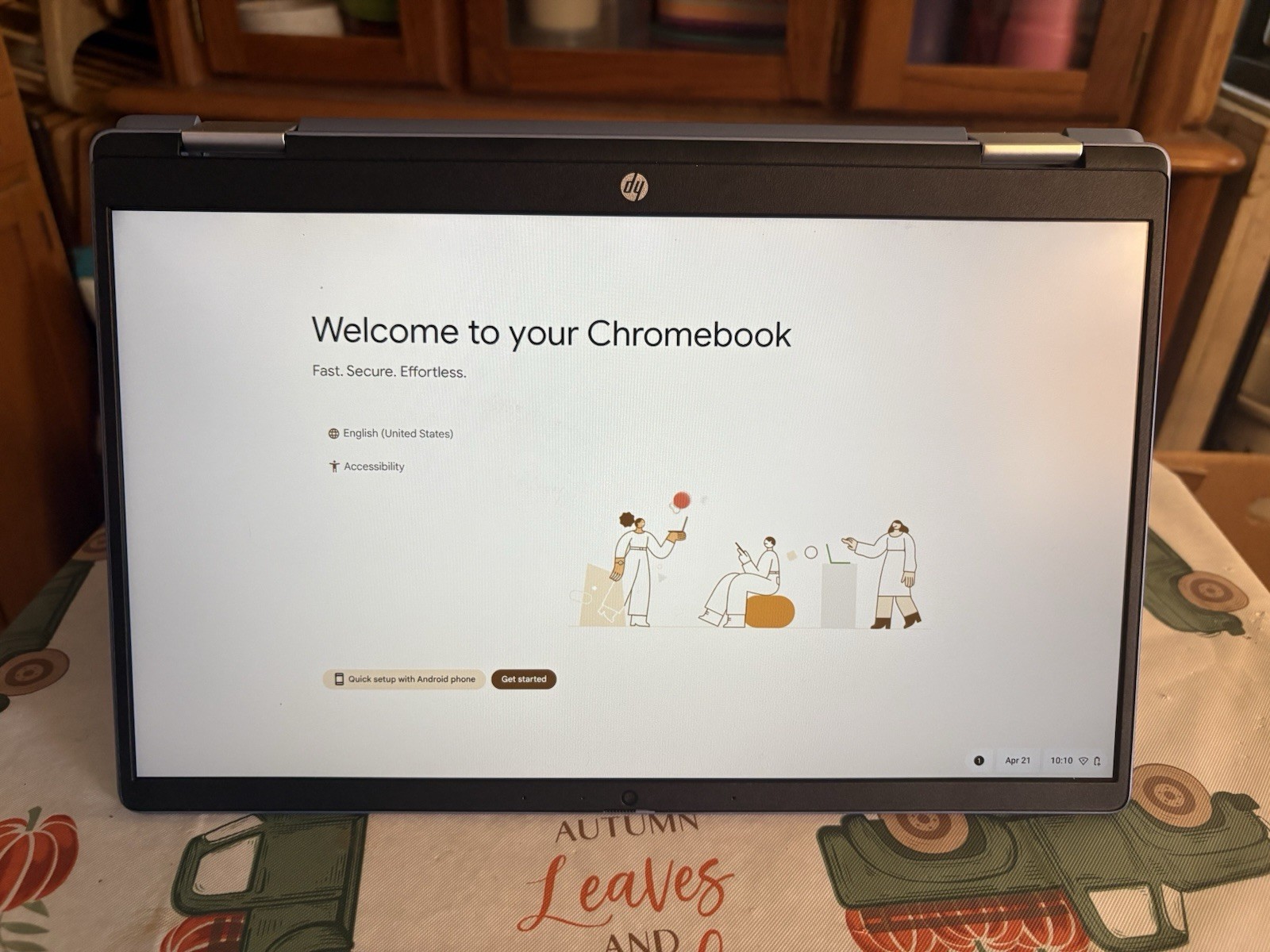 HP Chromebook x360 2-in-1 Convertible 14″ Blue Intel Processor N Chrome OS USB-C
