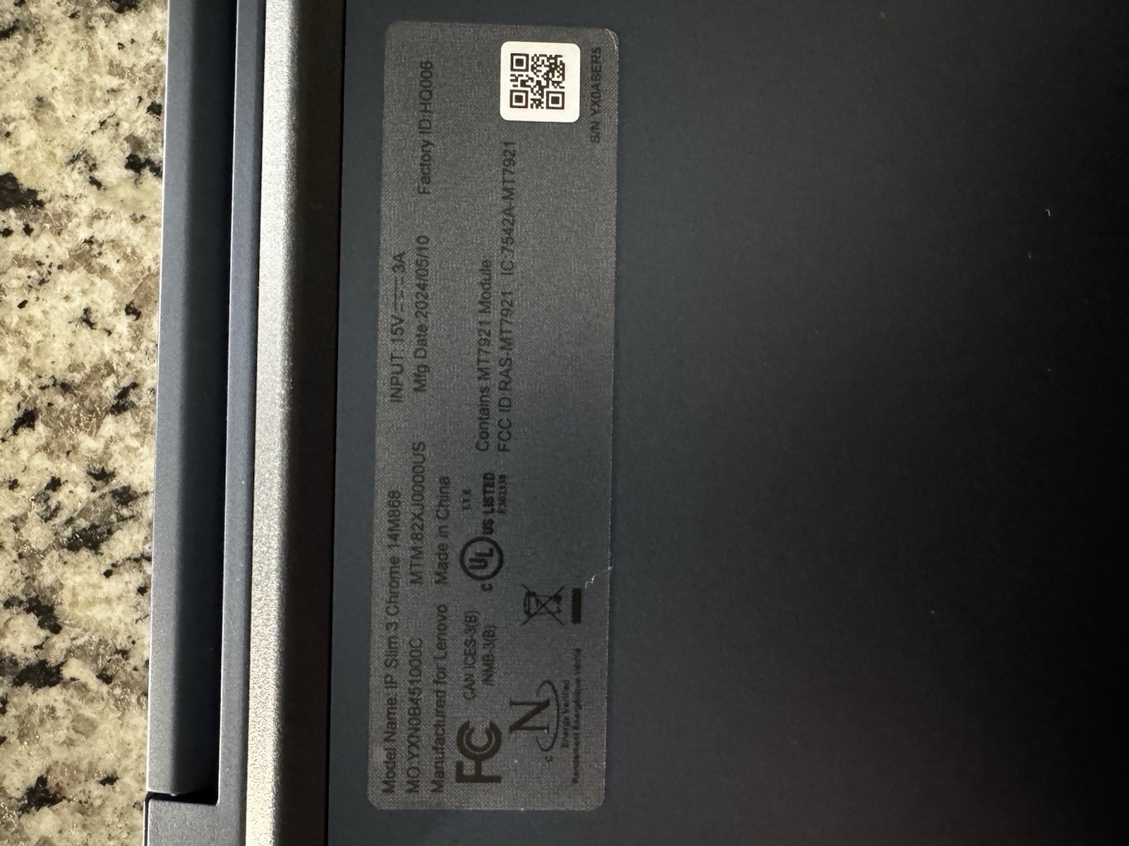 Lenovo Slim 3 Chromebook 14″ Touch (64GB eMMC, MediaTek Kompanio, 1.50 GHz, 4GB)
