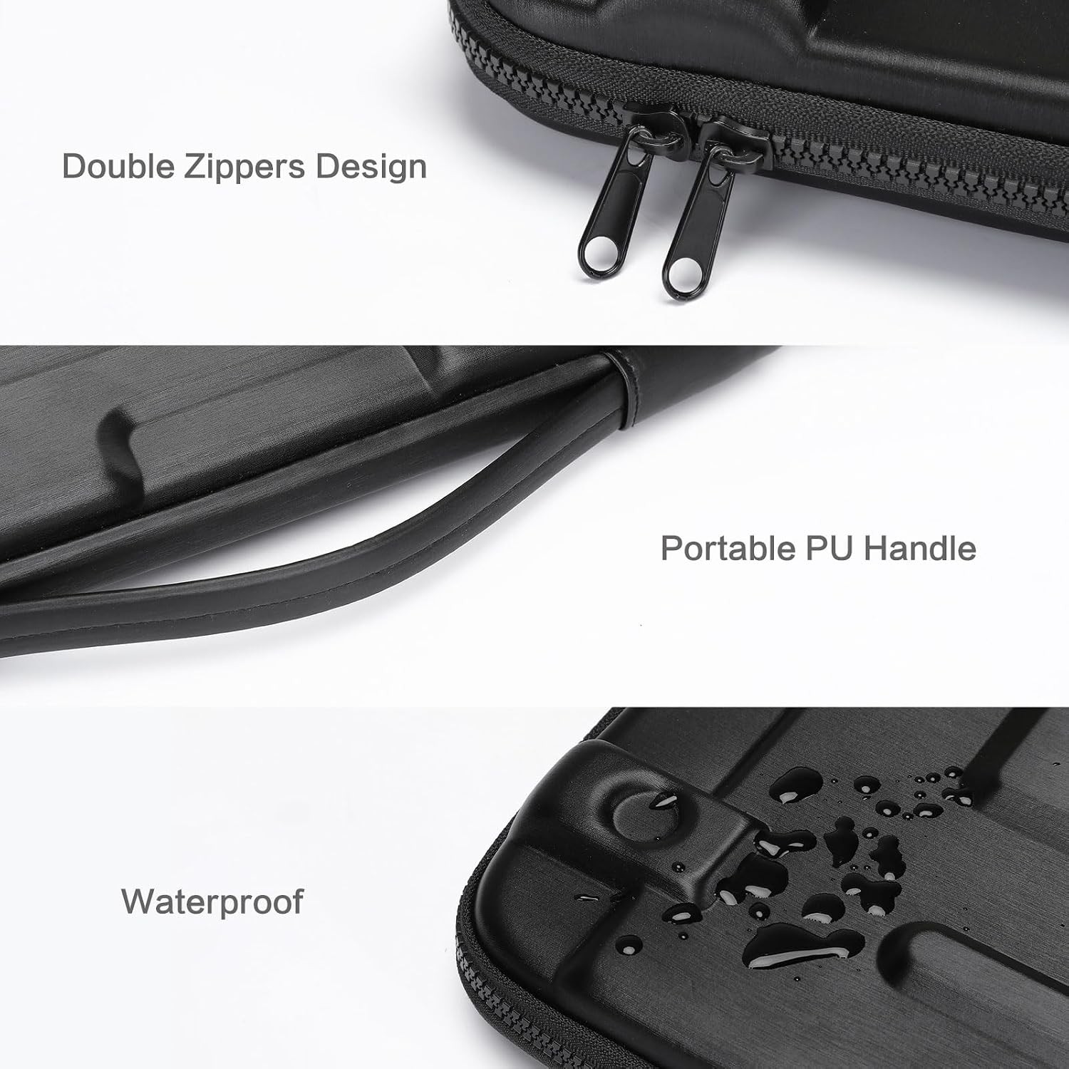 Hard Shell Laptop Case Sleeve, Abstract Geometric Waterproof Carrying Case Bag