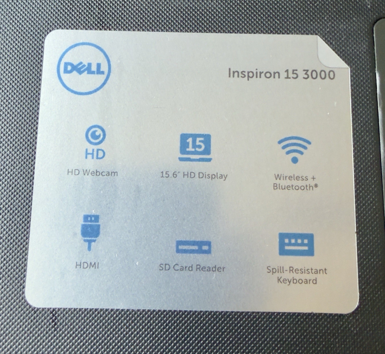 Dell Inspiron 15 3567 (3000) Intel Core i5-7200U 15.6″ 8GB RAM 1TB Laptop Works