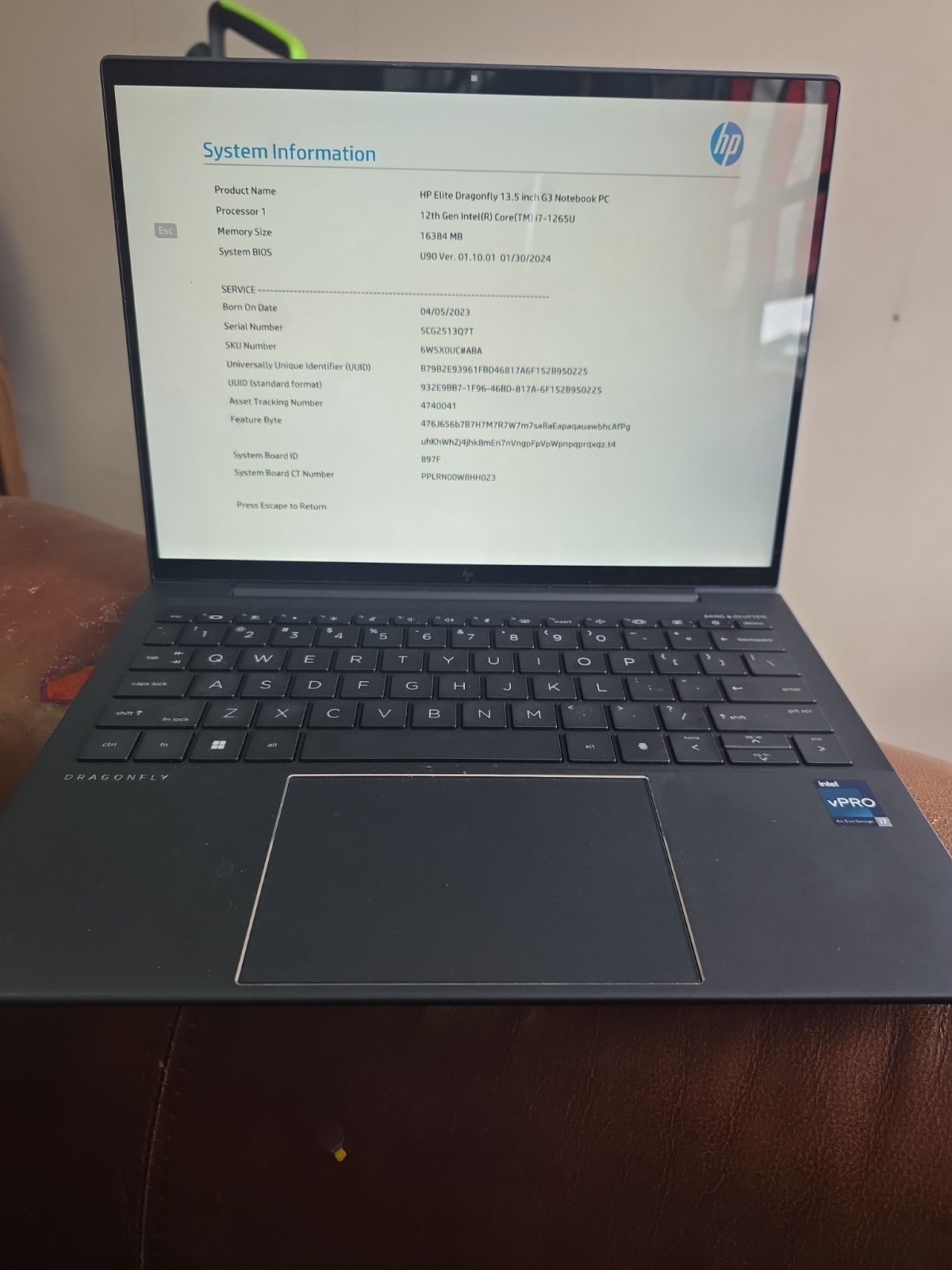HP Elite Dragonfly G2 13.3″ | 3.00GHz Core i7-1265U | 16GB DDR5| BIOS Lock