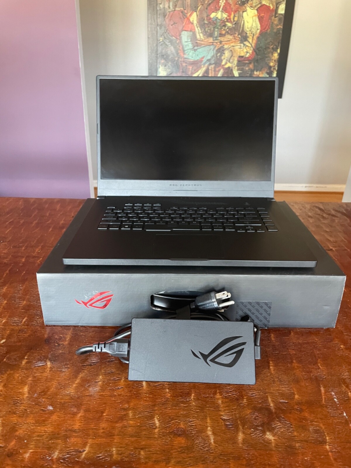 ASUS ROG ZEPHYRUS GA502D gaming laptop . AMD Ryzen 7, 16 GB, Windows 10. 4.6lbs