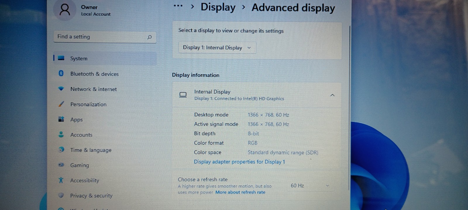 58398 Aspire ES1-512 w/AC. Celeron N2840.4GB.500GB HDD.15.6″.W11.Nice!