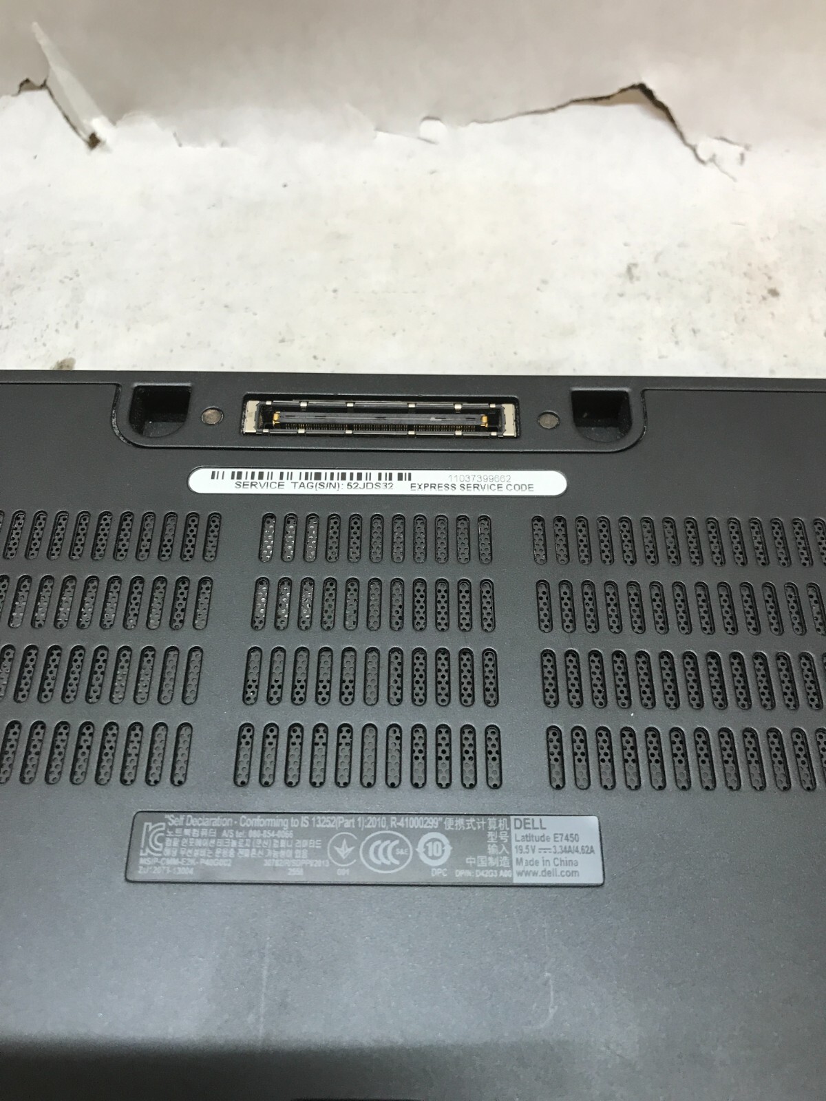 Dell Latitude E7450 14″ Laptop Intel i5-5300U 2.3GHz 4GB RAM NO HDD/OS Chips -DW