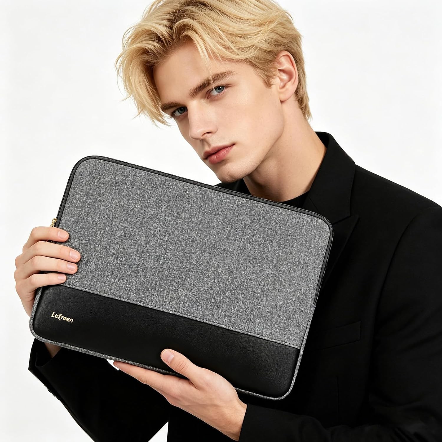 Water-Resistant Laptop Sleeve for 13.3 inch, Fits MacBook Pro/Air & More