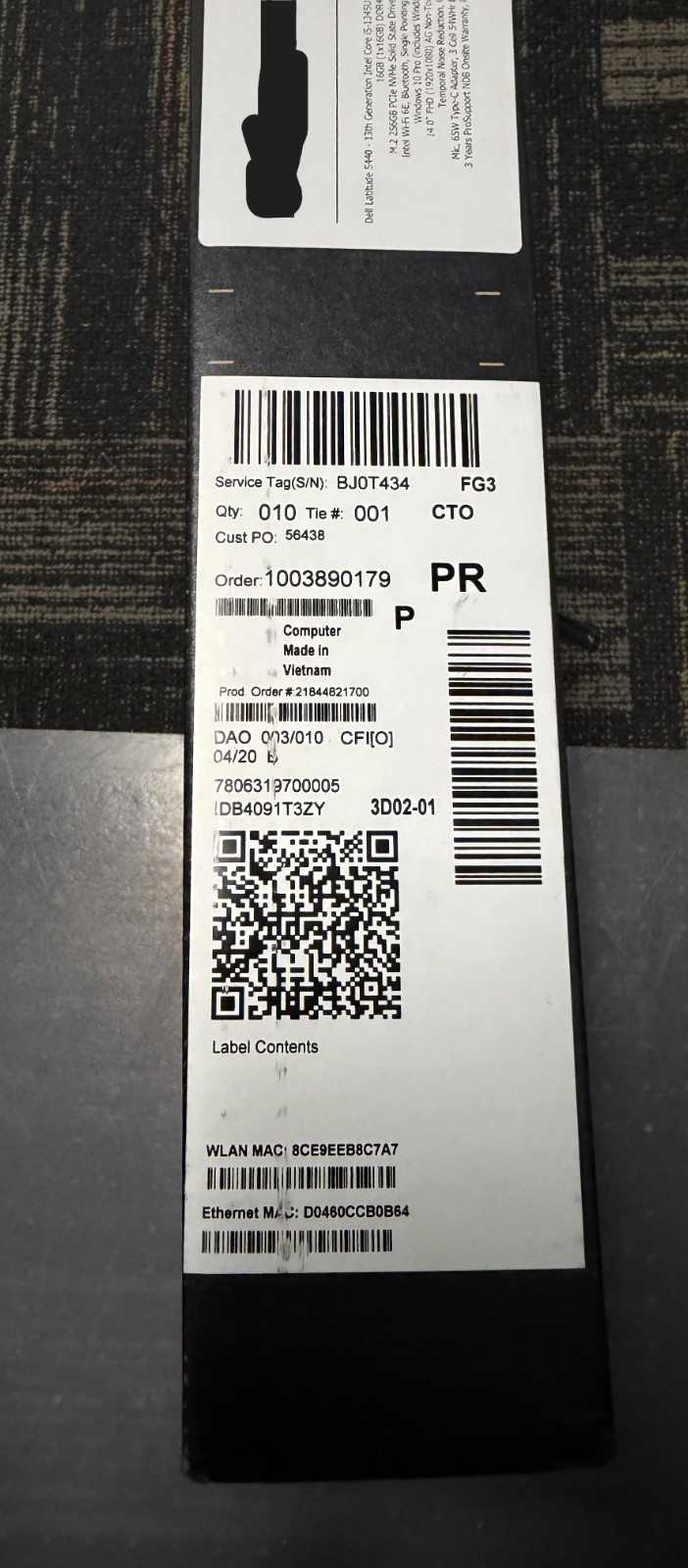 Dell Latitude 5440 14″ i5-1345U 16GB 256GB SSD Windows 11 Pro