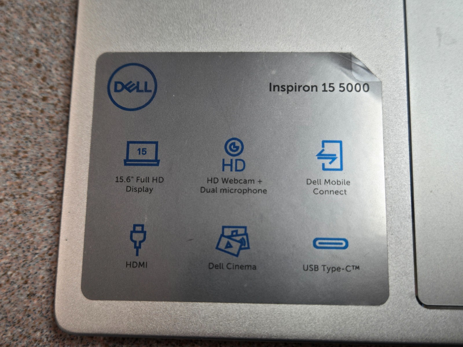 Dell Inspiron 5505 15.6″ Ryzen 5 4500U 8GB RAM 256SSD **READ**