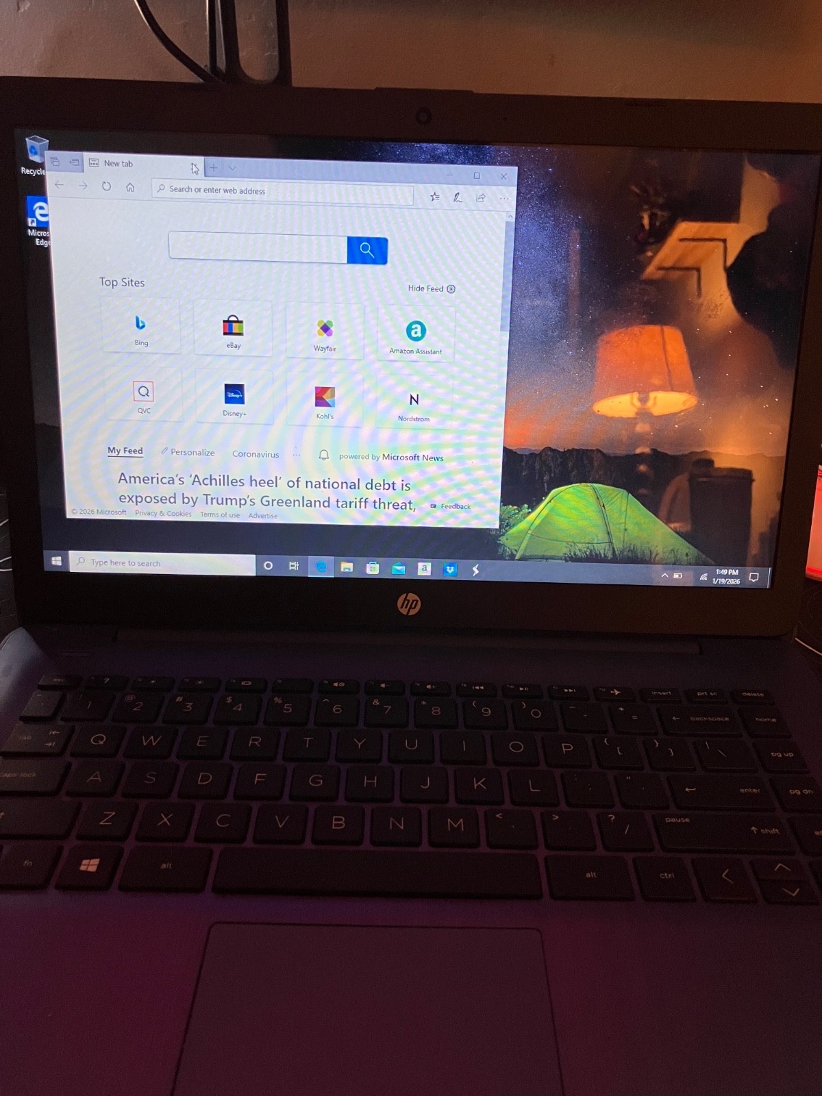 HP Stream 11-ak1010nr 11″ (32GB eMMC, Intel Atom x5-E8000, 1.50GHz, 4GB RAM)…