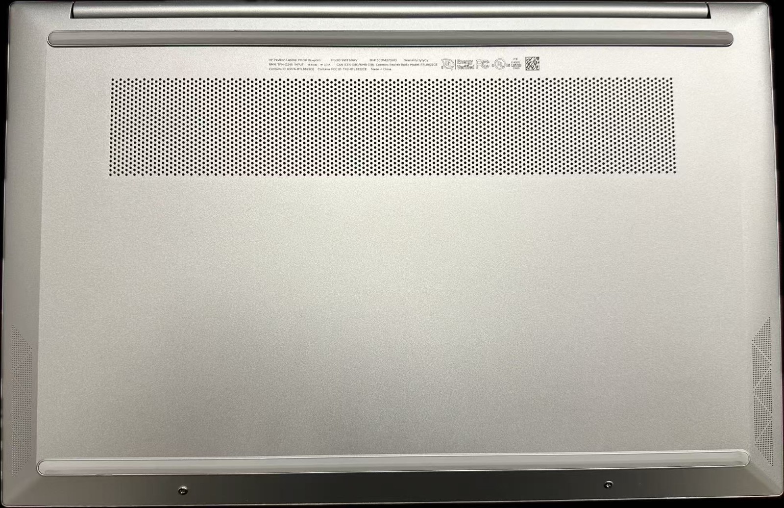 HP Pavilion 15t-eg000 Touch i7-1165G7 16gb Ram 512gb SSD Iris Xe W11P Laptop