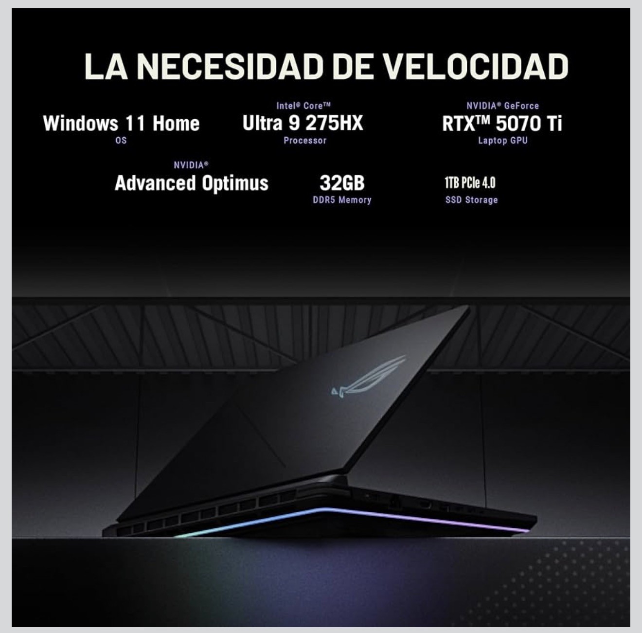NEW Asus ROG Strix G16 G615 Gaming Notebook ultra 275HX 32GB RAM 1TB RTX 5070 Ti
