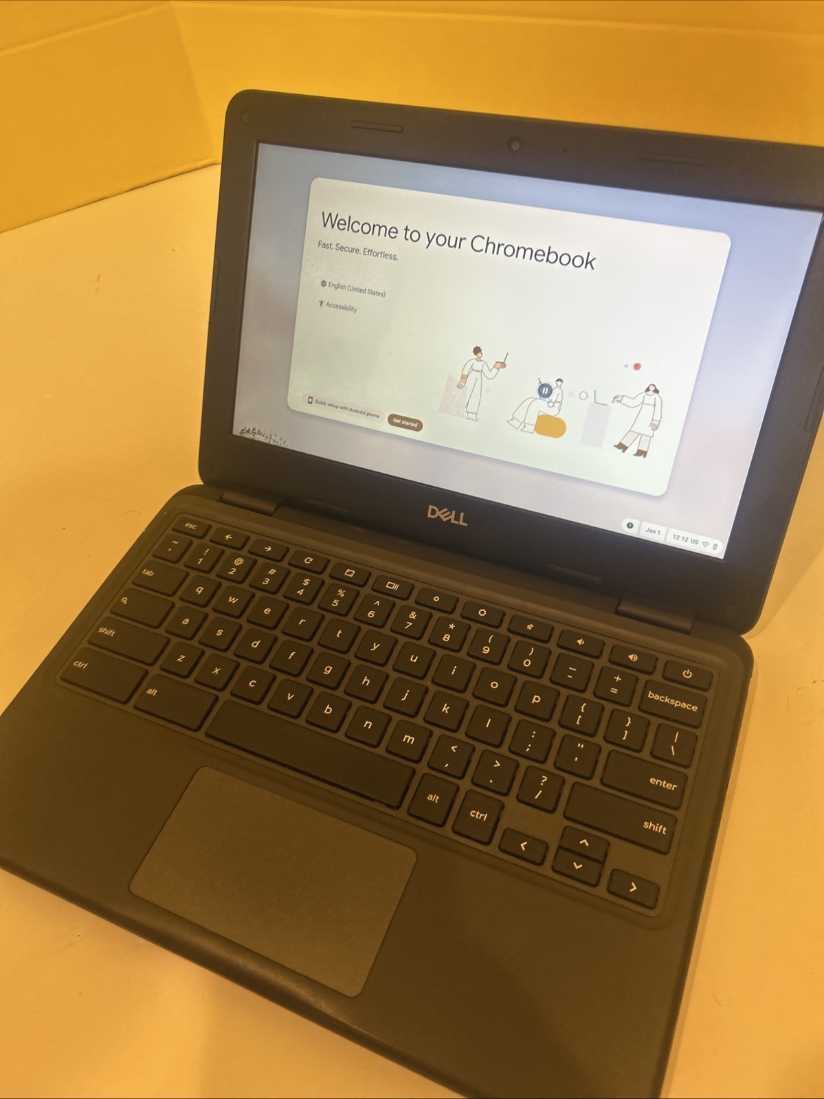 Dell Chromebook 3100 Touchscreen Working Great Screen Imperfections No ac charg