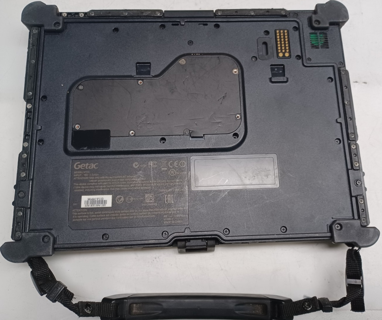 Getac V110 G3 Rugged Laptop Core i5 No RAM No Storage Turns On Needs Recovery