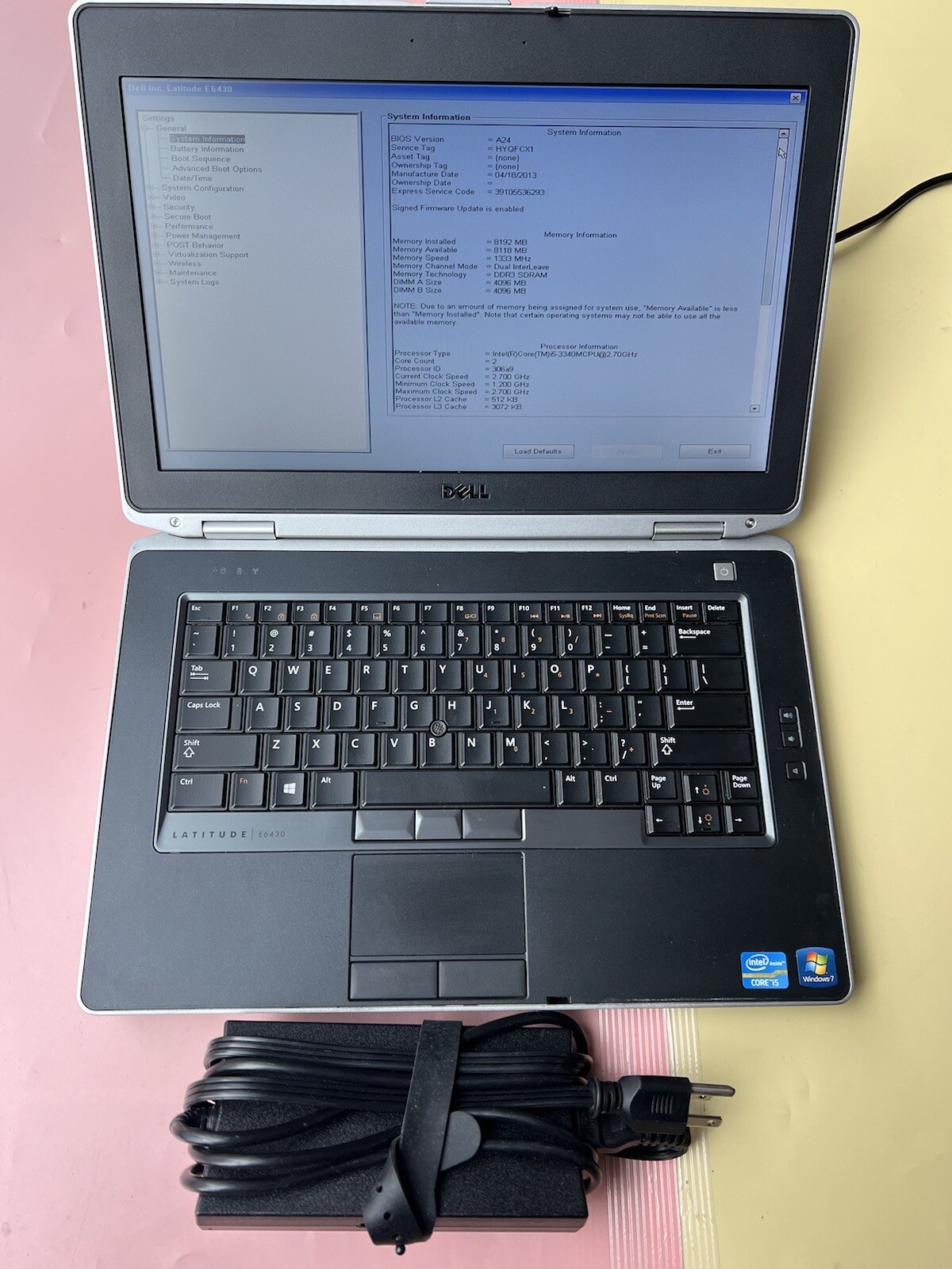 Dell Latitude E6430 14″ Intel Core i5-3340M 2.70GHz 8GB RAM 750GB HDD