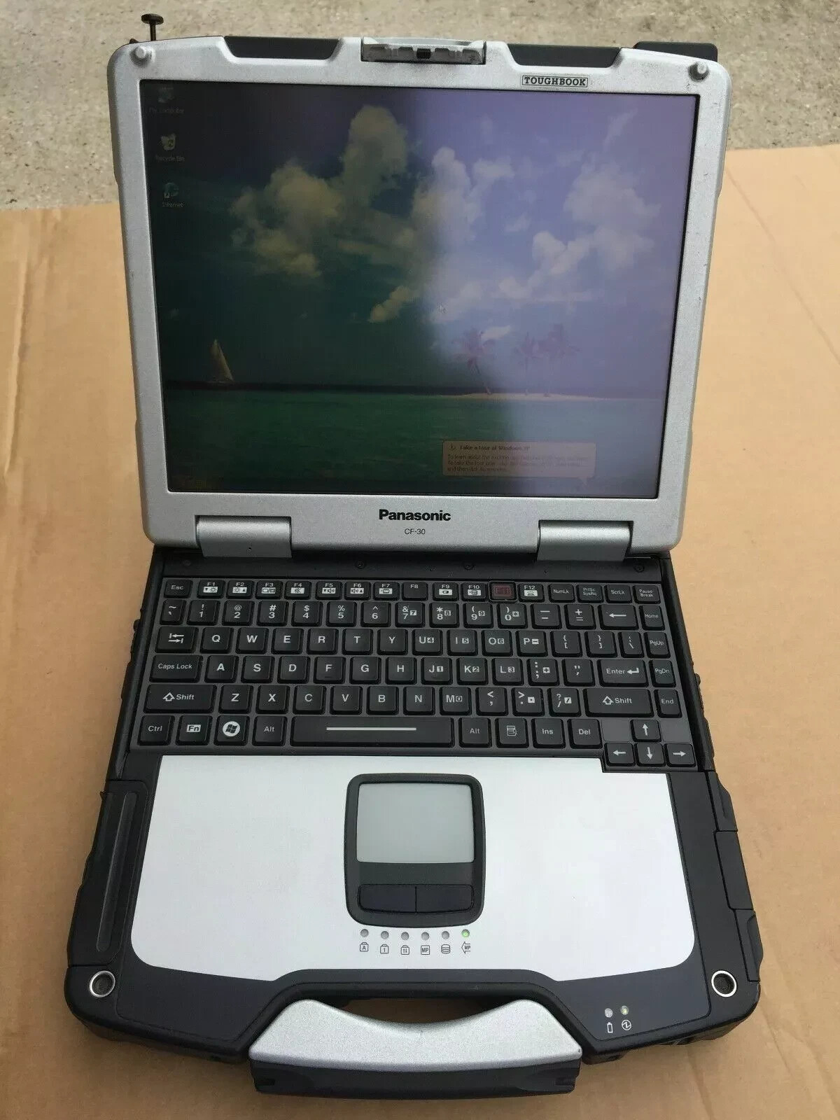 PANASONIC CF-30 TOUGHBOOK 1.66GHZ LAPTOP CF30 RUGGED TOUGH BOOK BACKLIT WIN XP