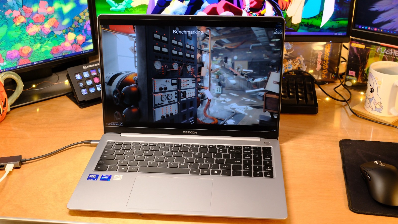 GEEKOM GeekBook X16 Pro 16″ Laptop Intel Ultra 9 185H 32GB RAM 2TB M.2 Win 11