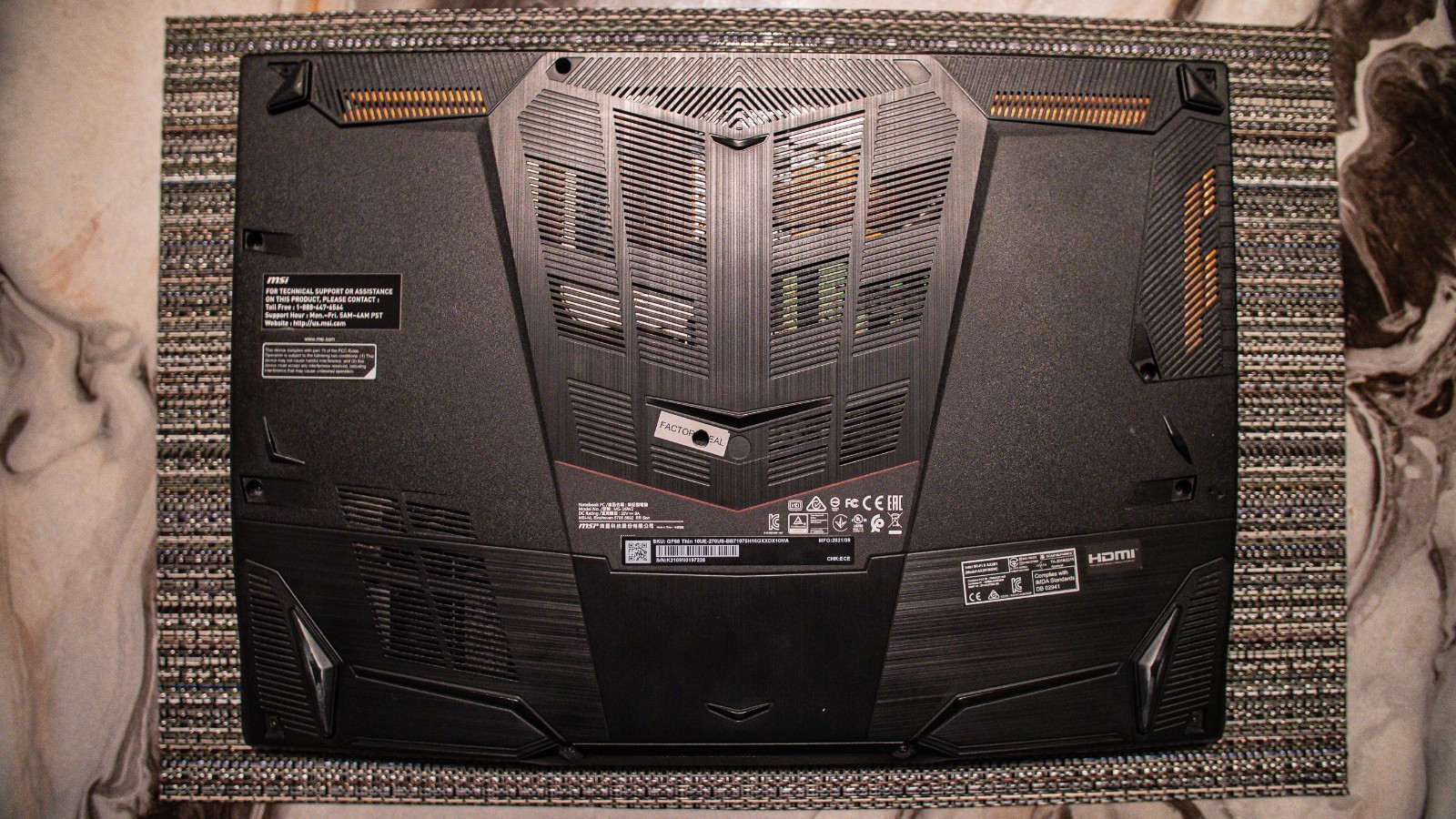 MSI GF65 Thin 10UE Gaming Laptop – RTX 3060, Intel i7, 15.6” FHD, Good Condition