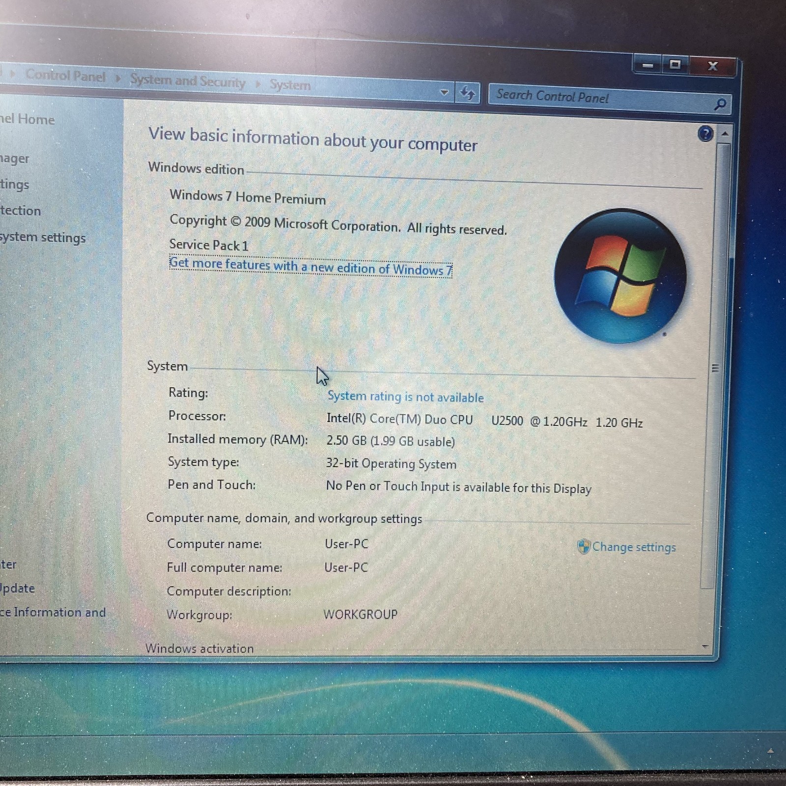 Dell Latitude D420 Core Duo 1.20GHz 2GB RAM 31GB SSD Windows 7 Retro Gaming