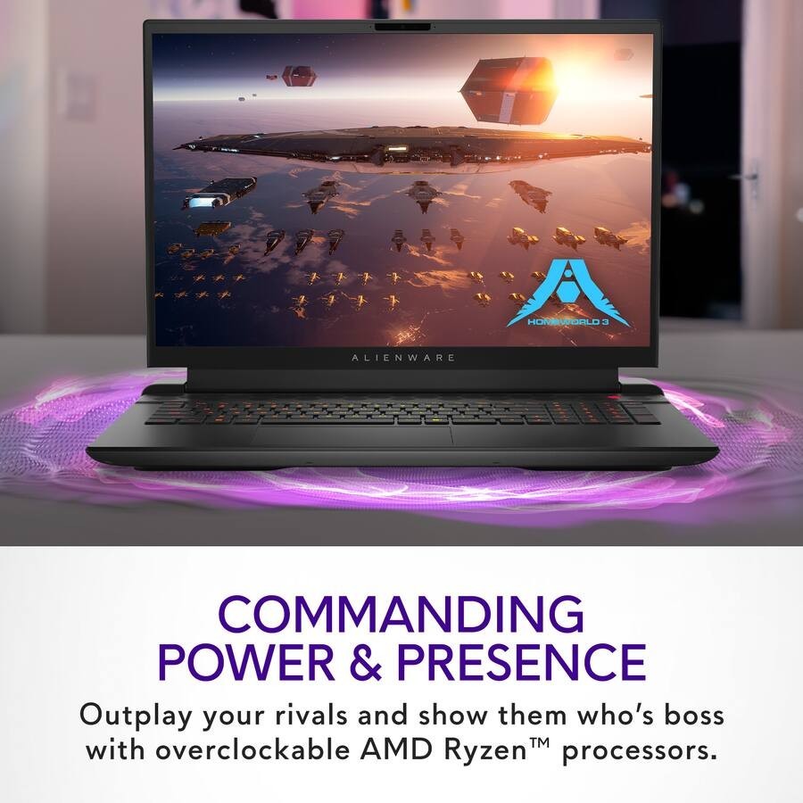 Alienware – m18 18″ 480Hz Gaming Laptop FHD+ – AMD Ryzen 9 7000 Series with 32GB