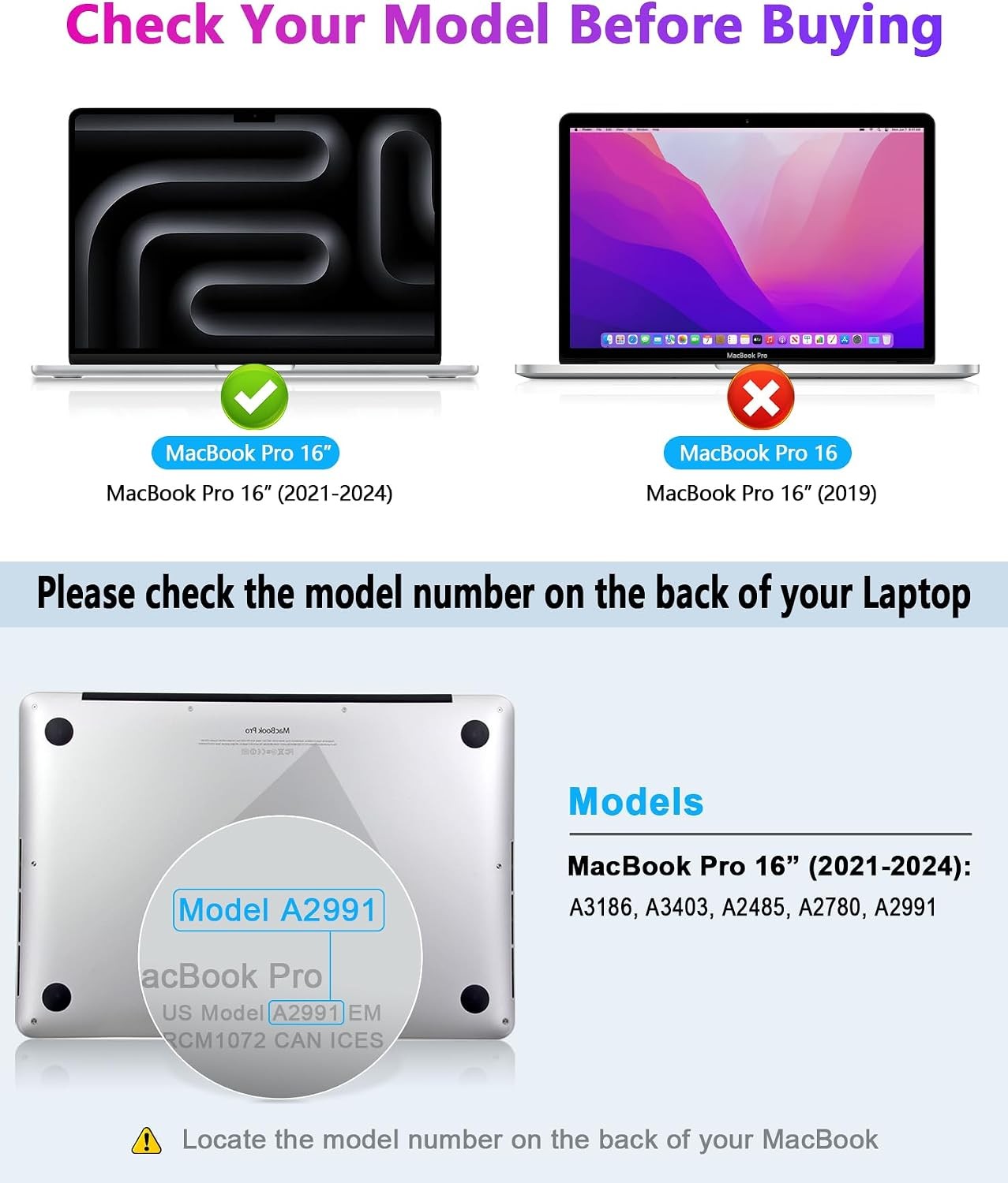 MacBook Pro 16 Inch 4-Way Privacy Screen (2024-2021) – Matte Anti-Spy Filter, Sh