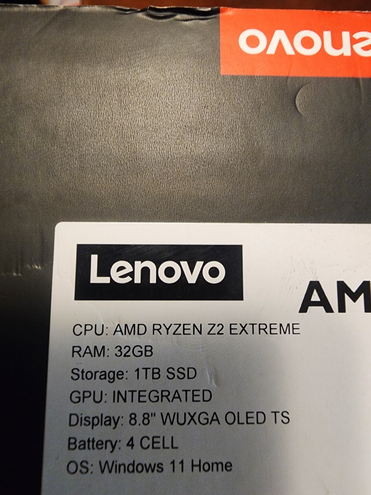 Lenovo Legion Go 8.8″ Touchscreen Ryzen Z2 Extreme 32GB 1TB SSD Win11