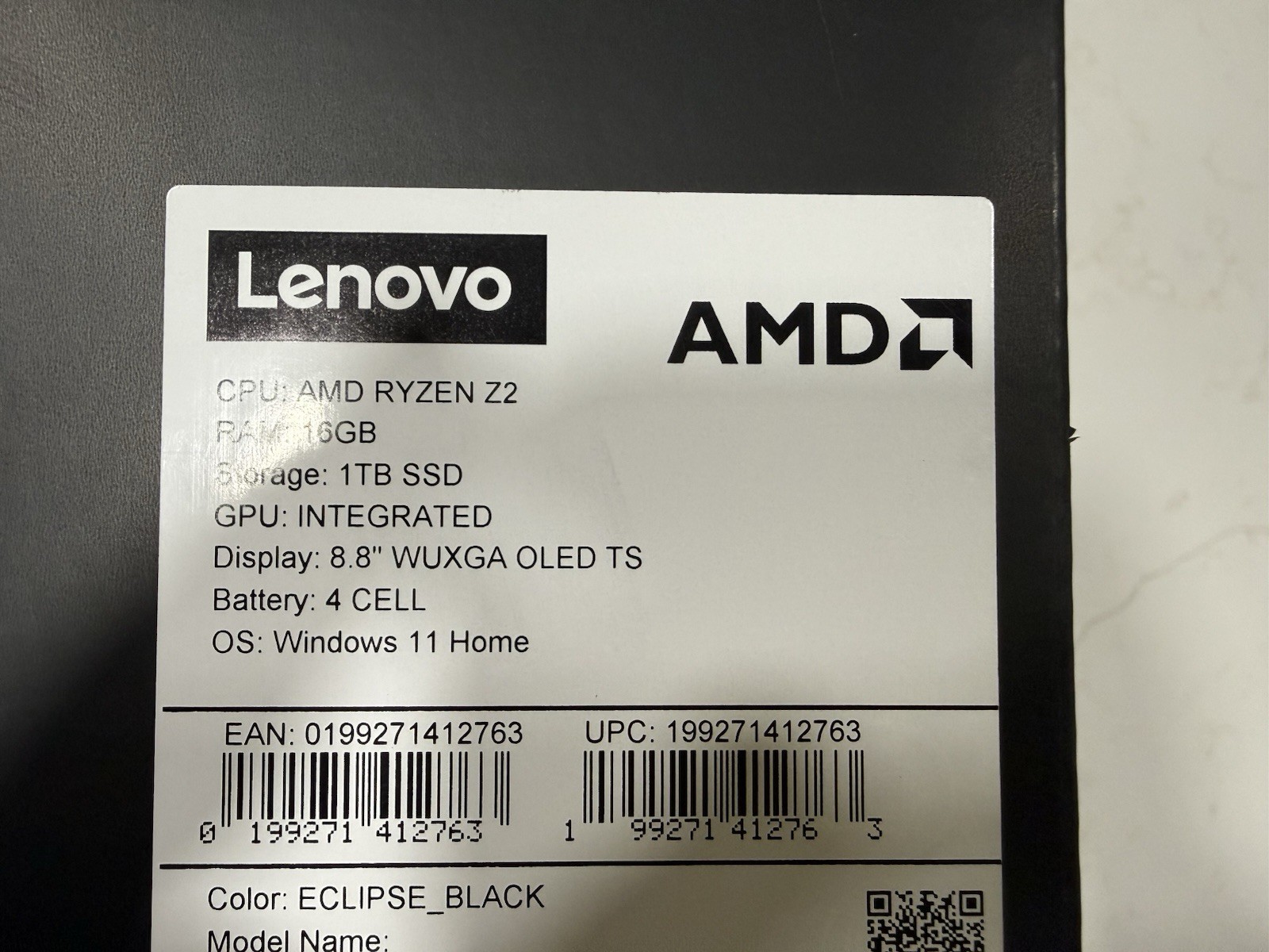 *Open Box, Unused* Lenovo Legion Go 2 Z2, 16GB RAM, 1TB SSD
