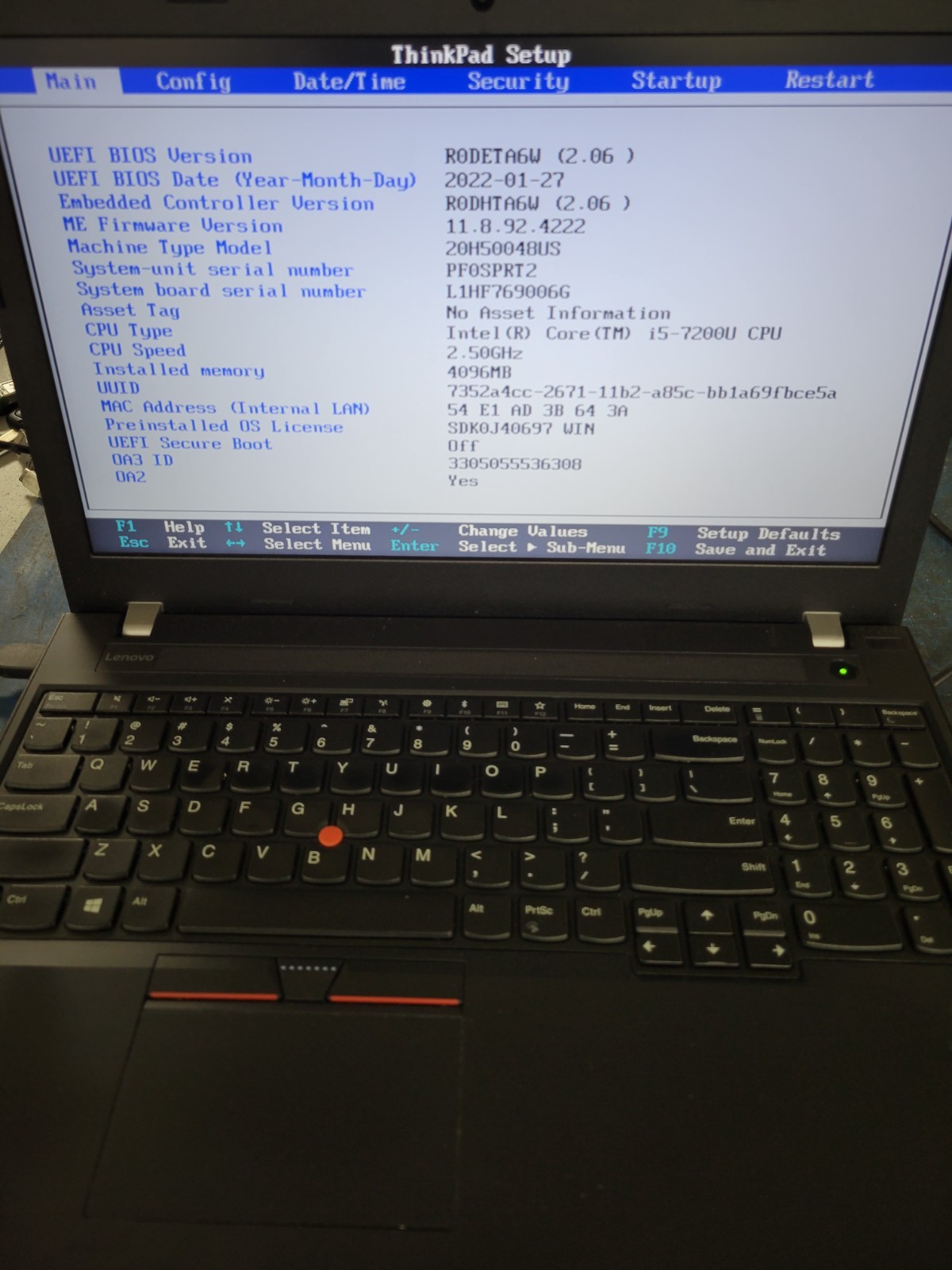 Lenovo ThinkPad E570 i5-7200U 4GB RAM *AS IS/No HDD/No OS/No Battery* | LP456