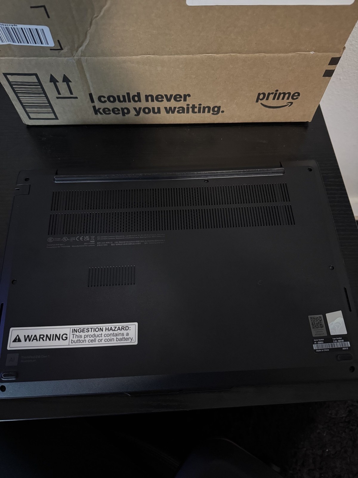 Lenovo ThinkPad E16 Gen 1 16″ Intel i5-1335U 16GB 256GB NVMe Win 11 Pro