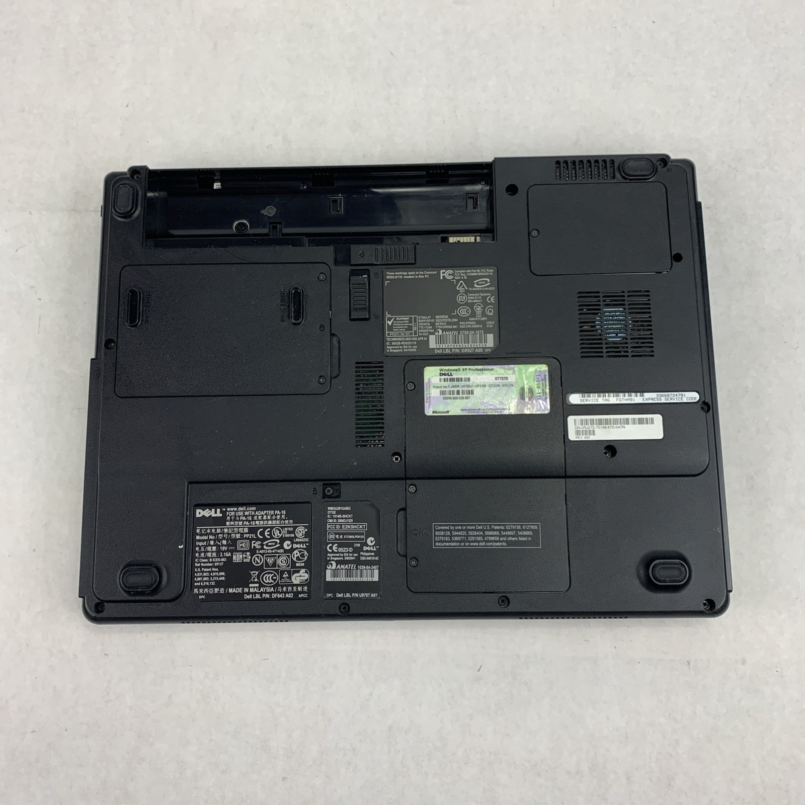 Dell Insprion B130 Intel Pentium M 1.70GHz 1GB RAM 15.4″ No Battery/HDD/OS