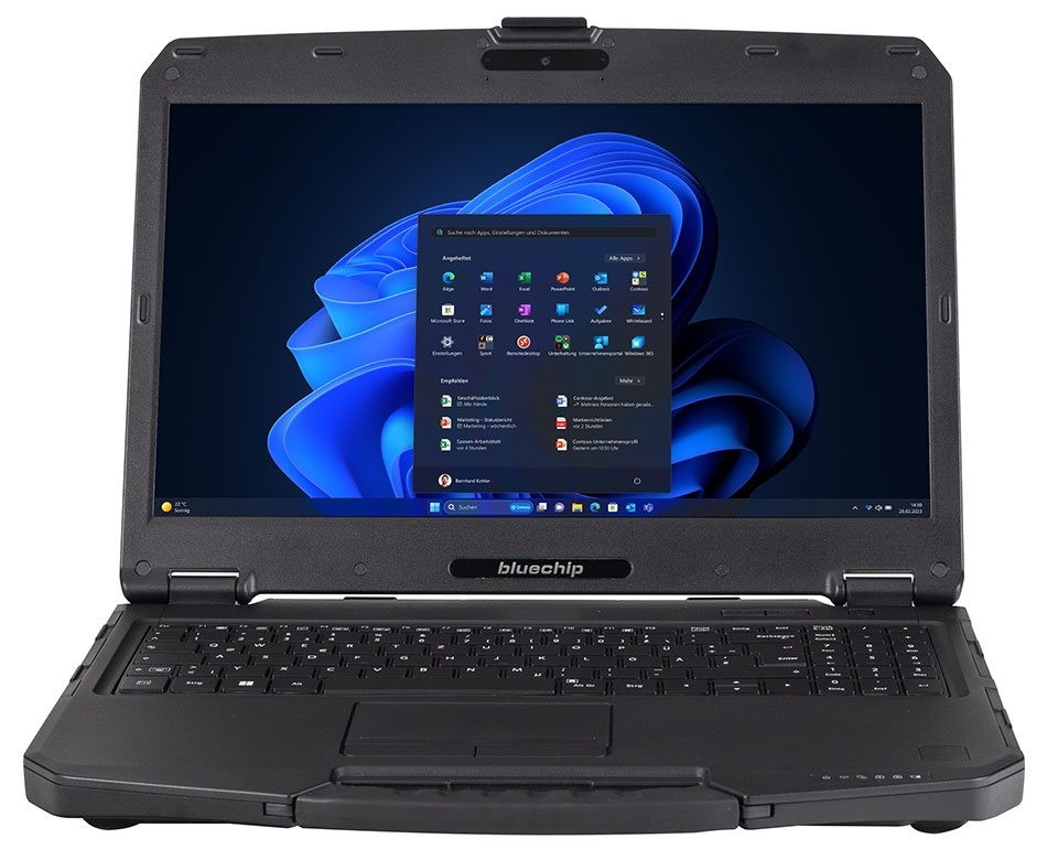 bluechip TRAVELline B15W59 *Outdoor* Intel® Core i5-1235U Prozessor / bis zu