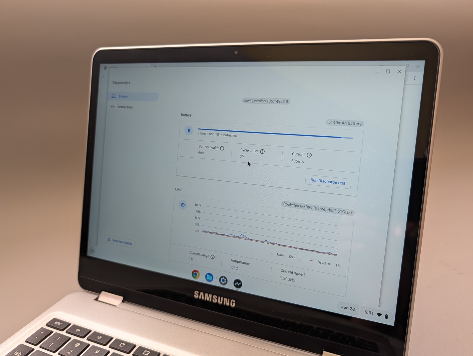 SAMSUNG Chromebook Plus 12.3-Inch (32GB, ARM Cortex-A Series, 2GHz, 4GB) Laptop
